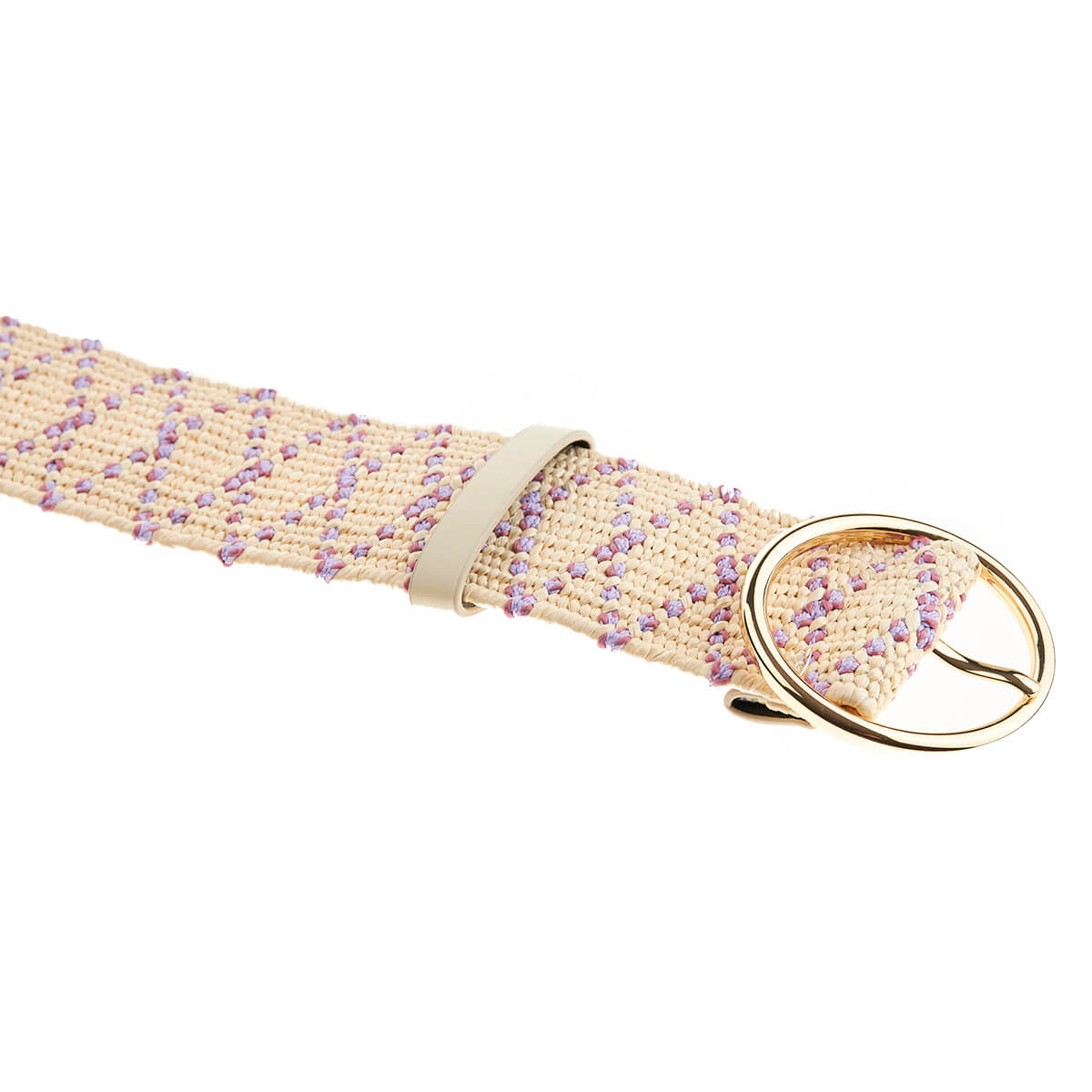 Verde Γυναικεία ζώνη 04-0692 Ψάθινη 105CM ΛΙΛΑ