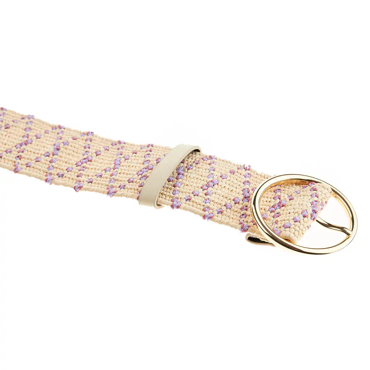 Verde Γυναικεία ζώνη 04-0692 Ψάθινη 105CM ΛΙΛΑ