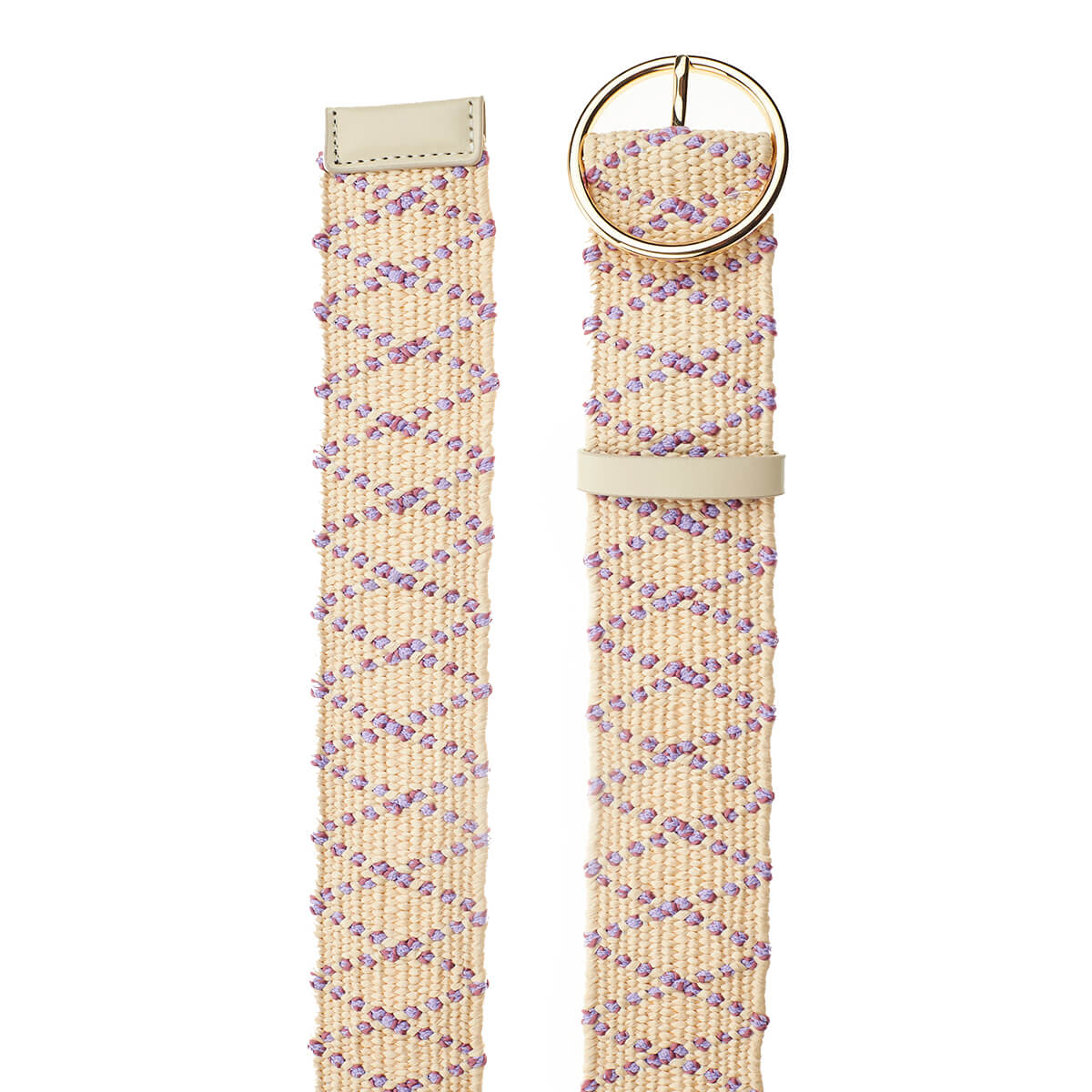 Verde Γυναικεία ζώνη 04-0692 Ψάθινη 105CM ΛΙΛΑ