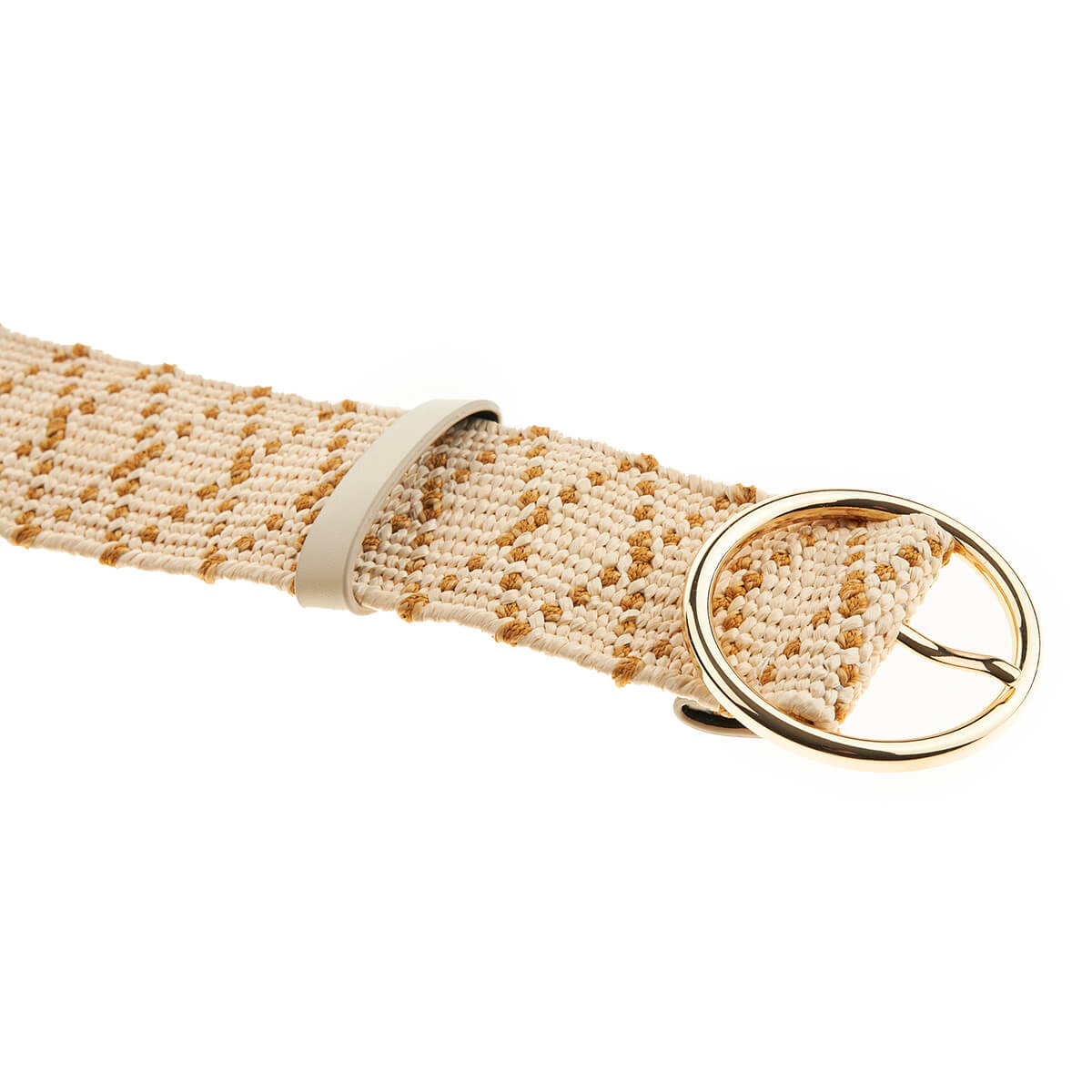 Verde Γυναικεία ζώνη 04-0692 Ψάθινη 105CM ΜΠΕΖ