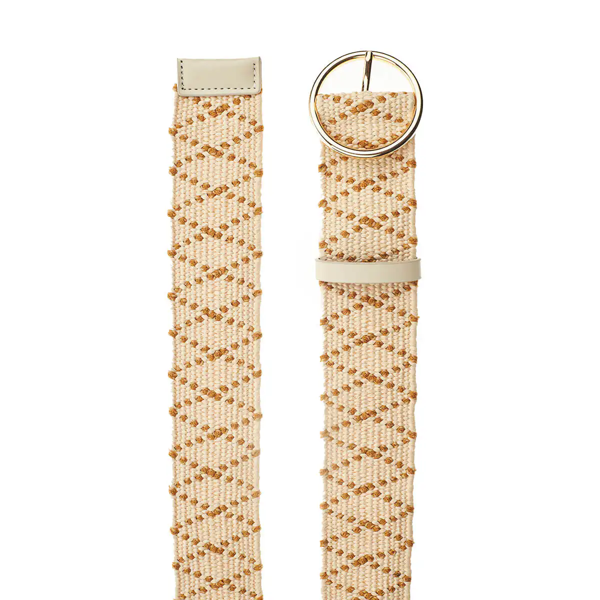 Verde Γυναικεία ζώνη 04-0692 Ψάθινη 105CM ΜΠΕΖ