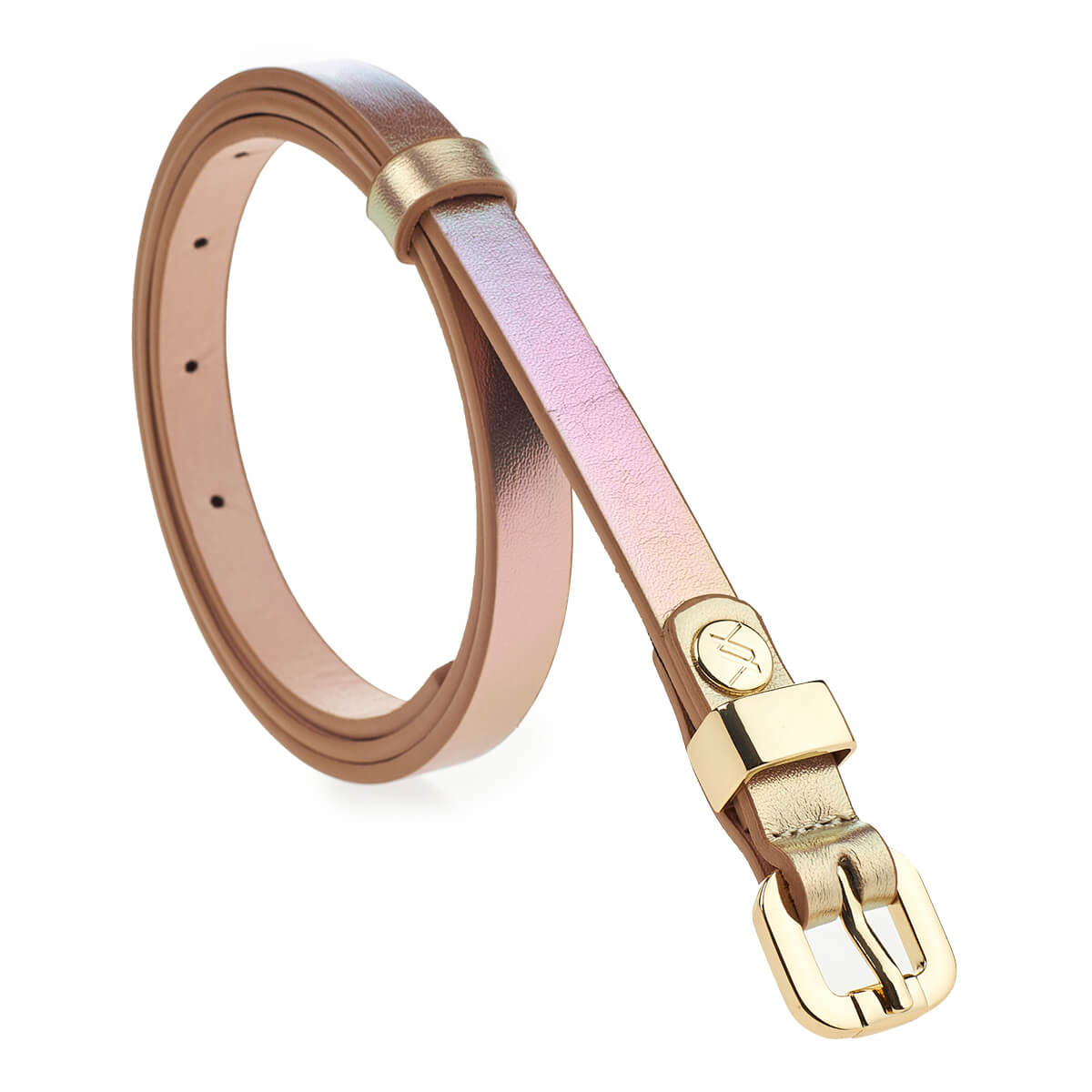 Verde Γυναικεία ζώνη 04-0703 105CM ΧΡΥΣΟ