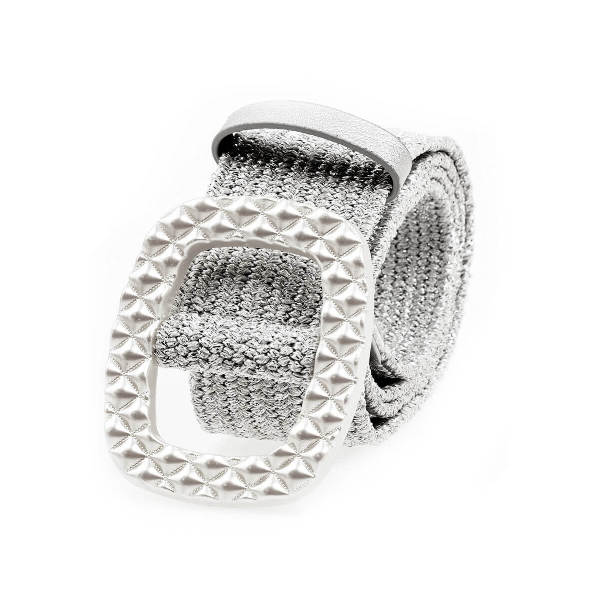 Verde Γυναικεία Ζώνη 04-0716 110cm Ασημί