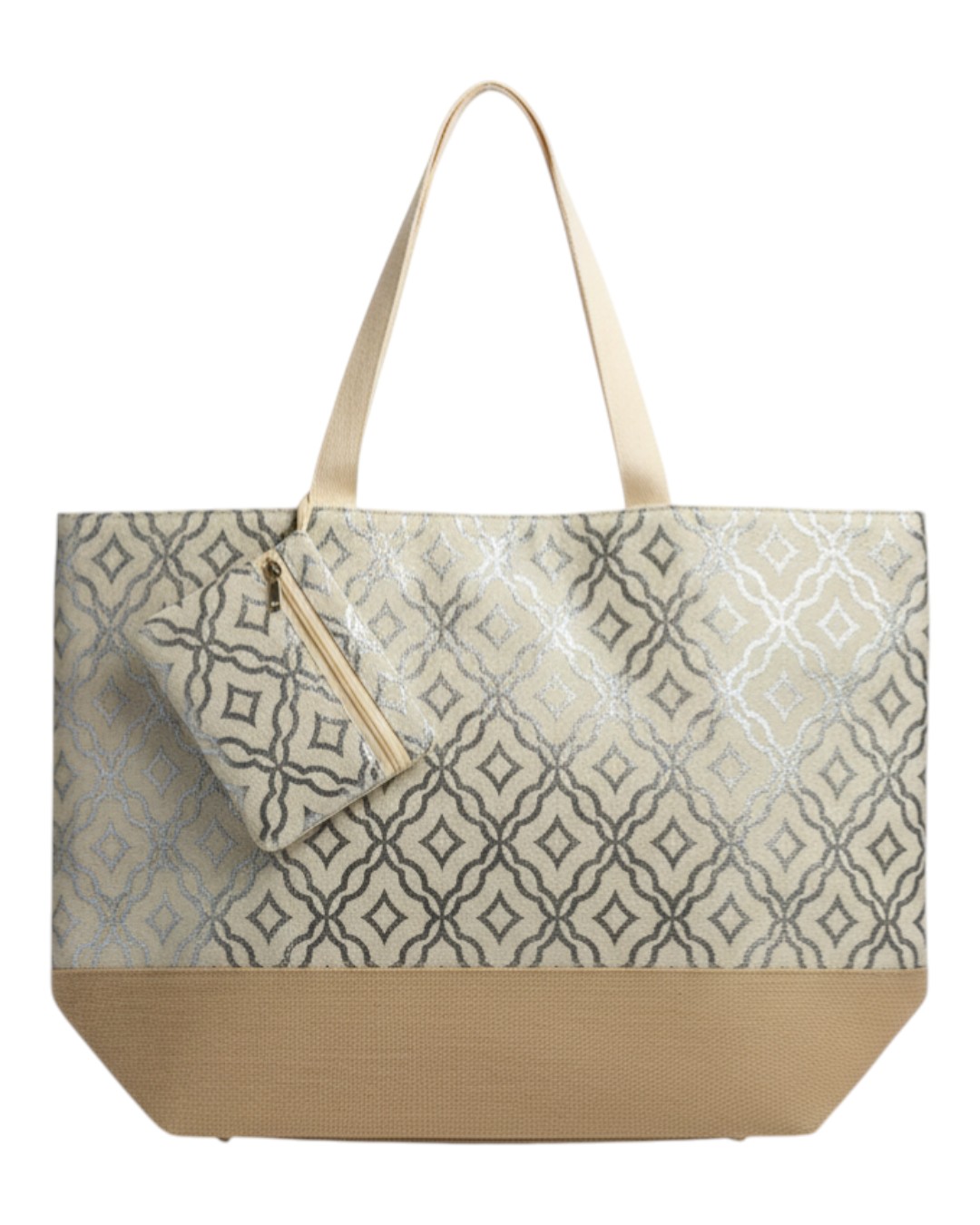 Τσάντα θαλάσσης YY1119 – Ασημί