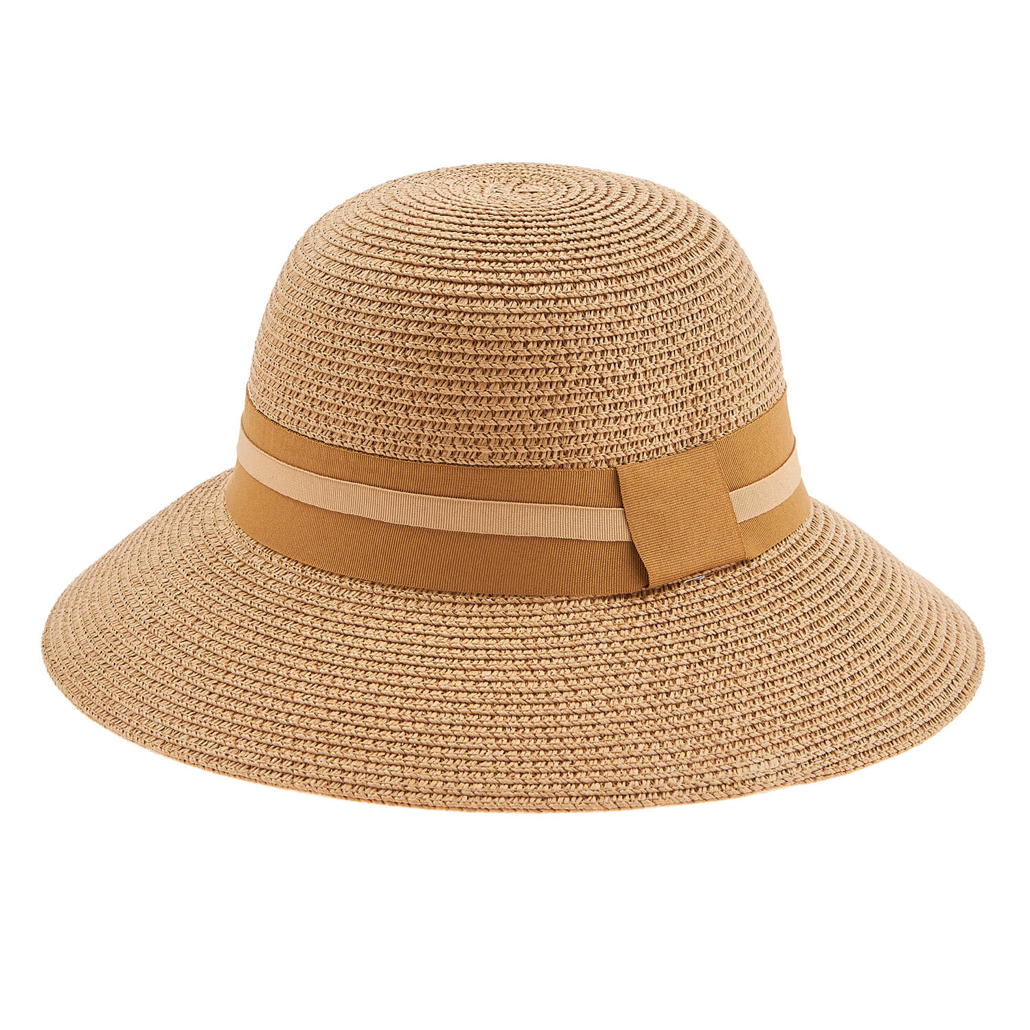 Verde ψάθινο γυναικείο καπέλο 05-0729 Μπεζ