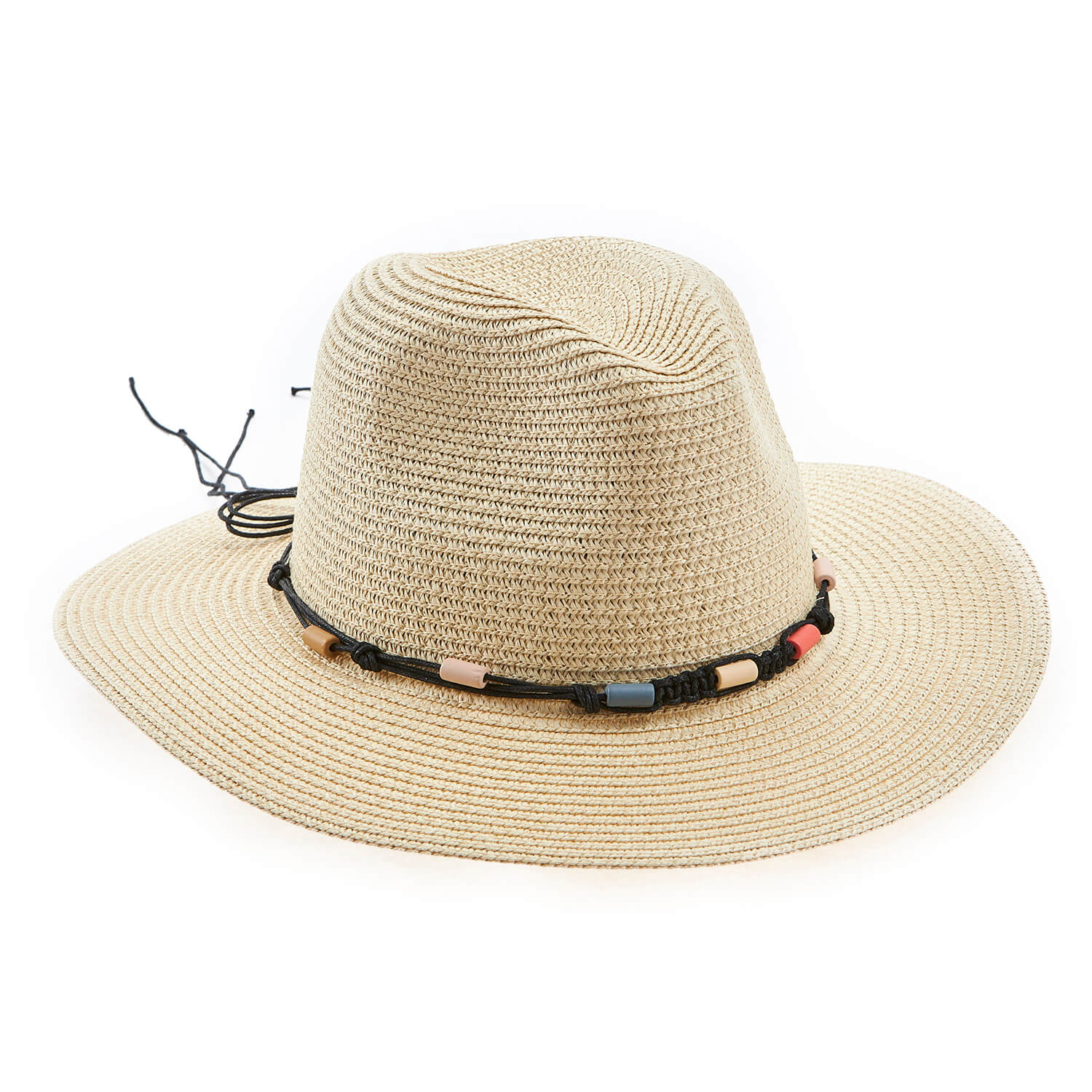 Verde ψάθινο γυναικείο καπέλο 05-0731 Εκρού