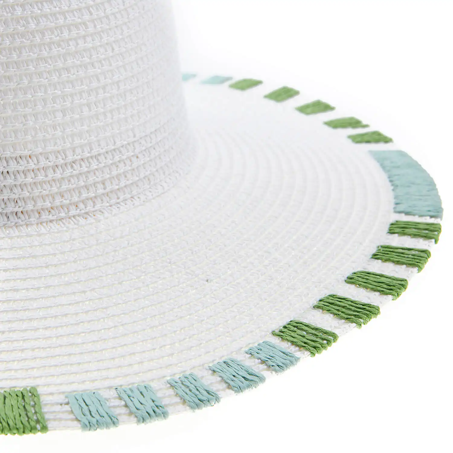 Verde ψάθινο γυναικείο καπέλο 05-0734 Πράσινο