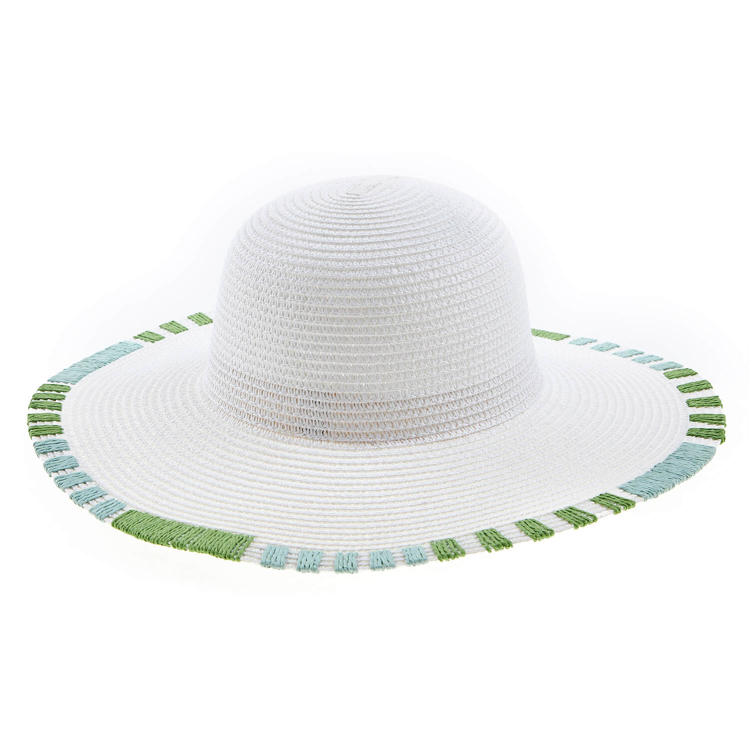 Verde ψάθινο γυναικείο καπέλο 05-0734 Πράσινο