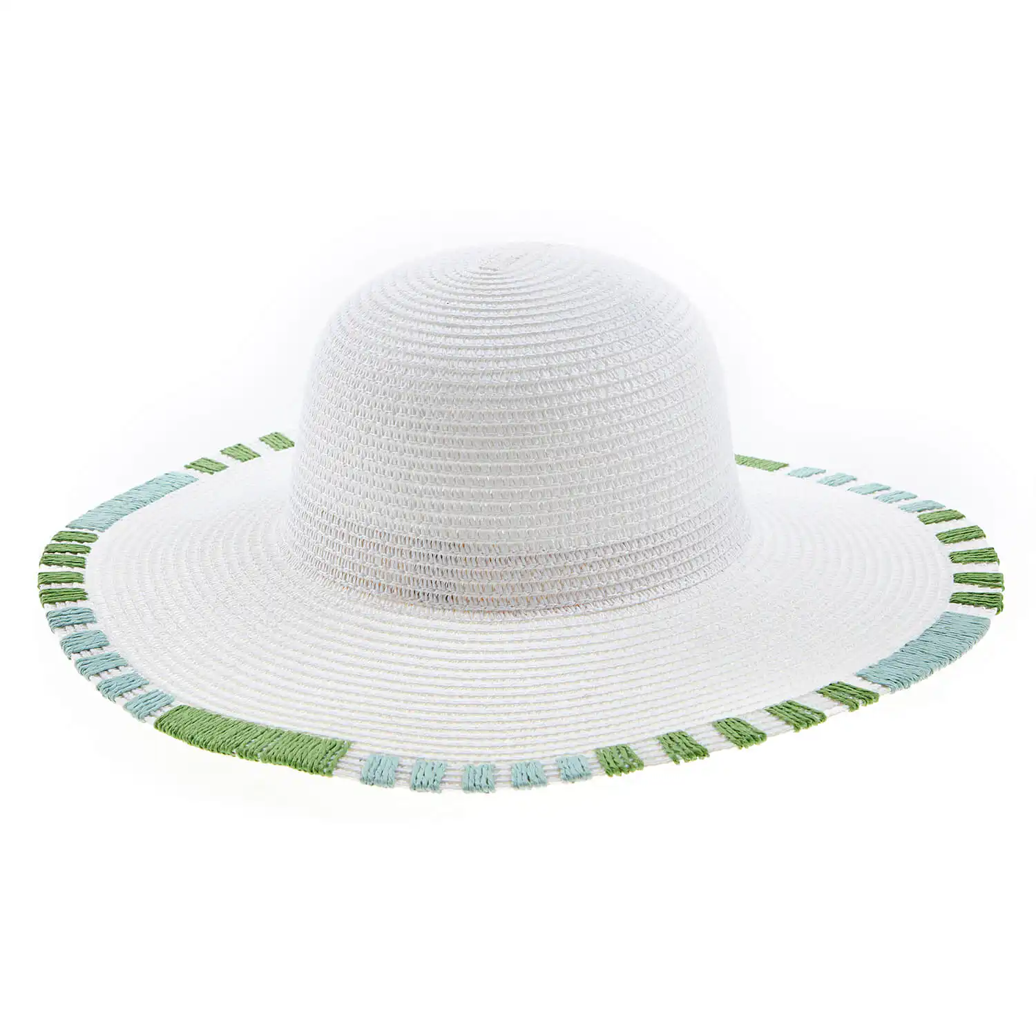 Verde ψάθινο γυναικείο καπέλο 05-0734 Πράσινο