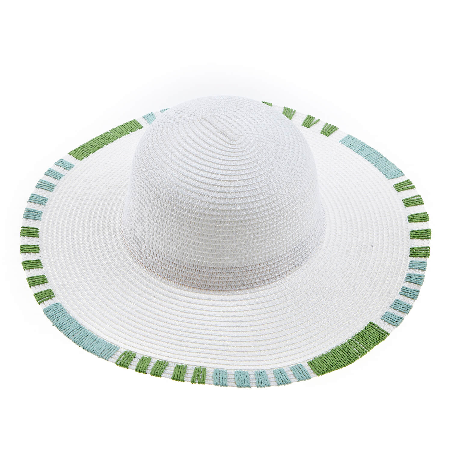 Verde ψάθινο γυναικείο καπέλο 05-0734 Πράσινο