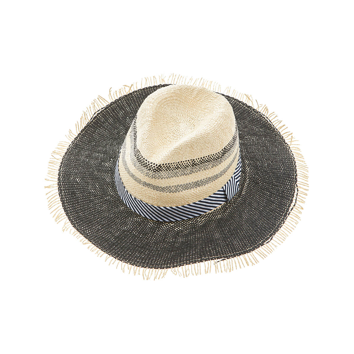 Verde Γυναικείο Καπέλο 05-0768 Ψάθινο Μαύρο