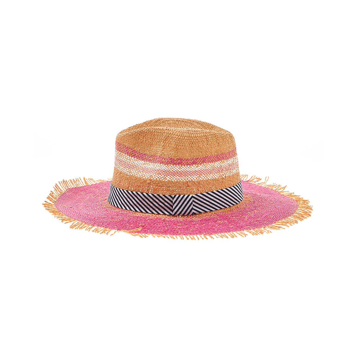 Verde Γυναικείο Καπέλο 05-0768 Ψάθινο Ροζ