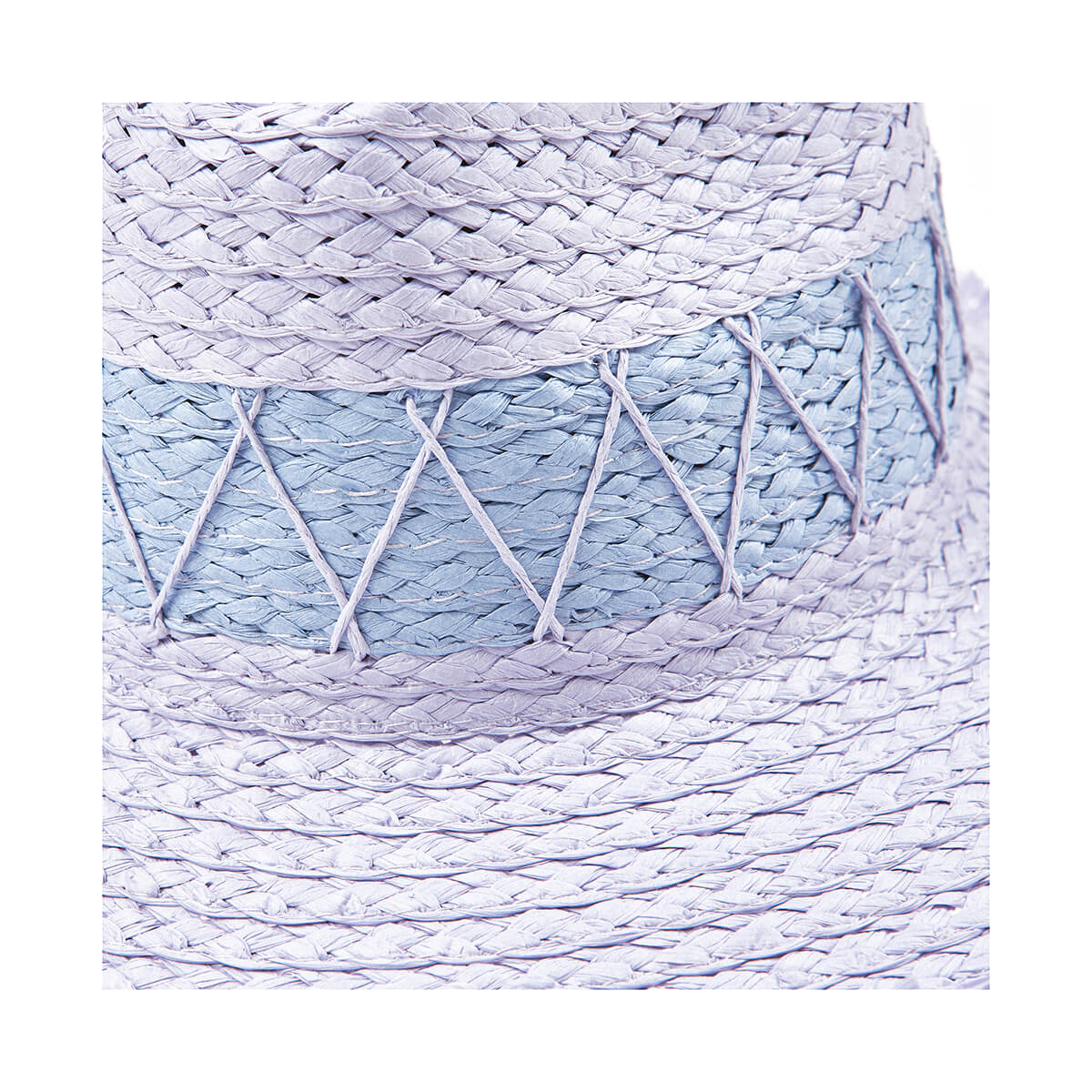 Verde Γυναικείο Καπέλο 05-0772 Ψάθινο Λιλά