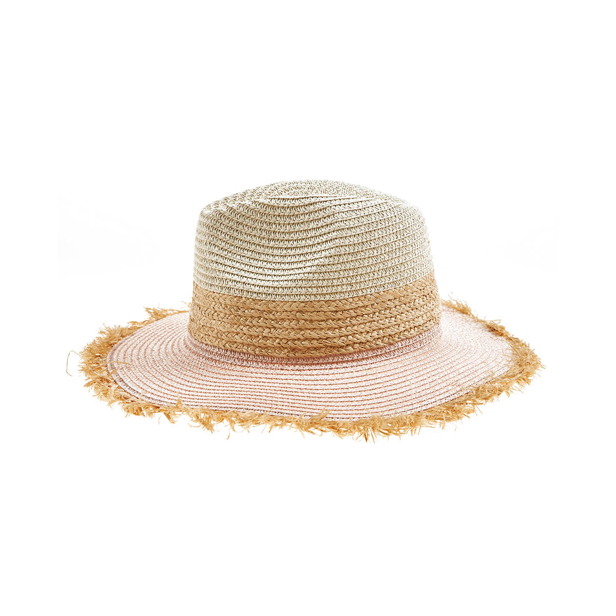 Verde Γυναικείο Καπέλο 05-0778 Ψάθινο Ροζ