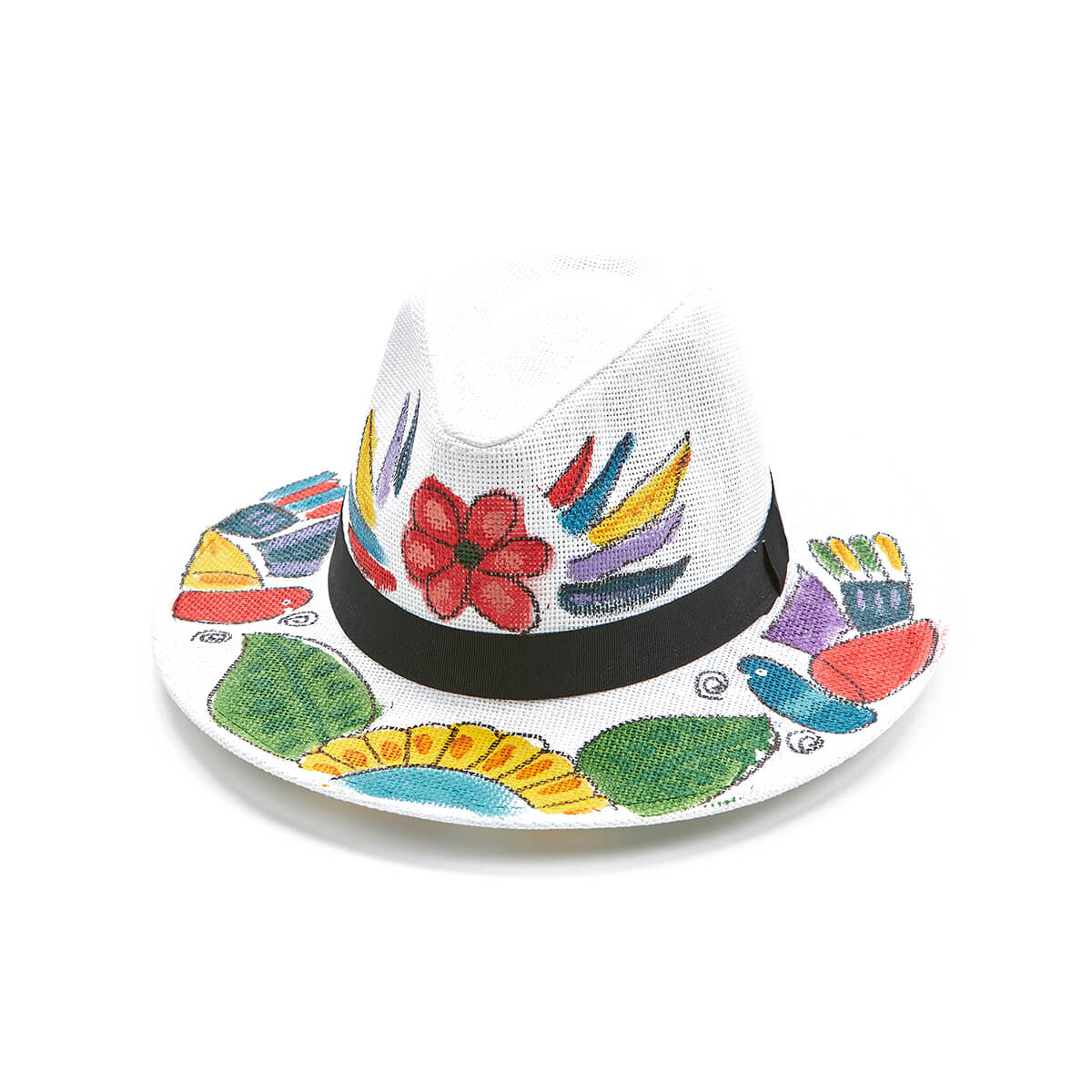 Verde Γυναικείο Καπέλο 05-0782 Ψάθινο Άσπρο