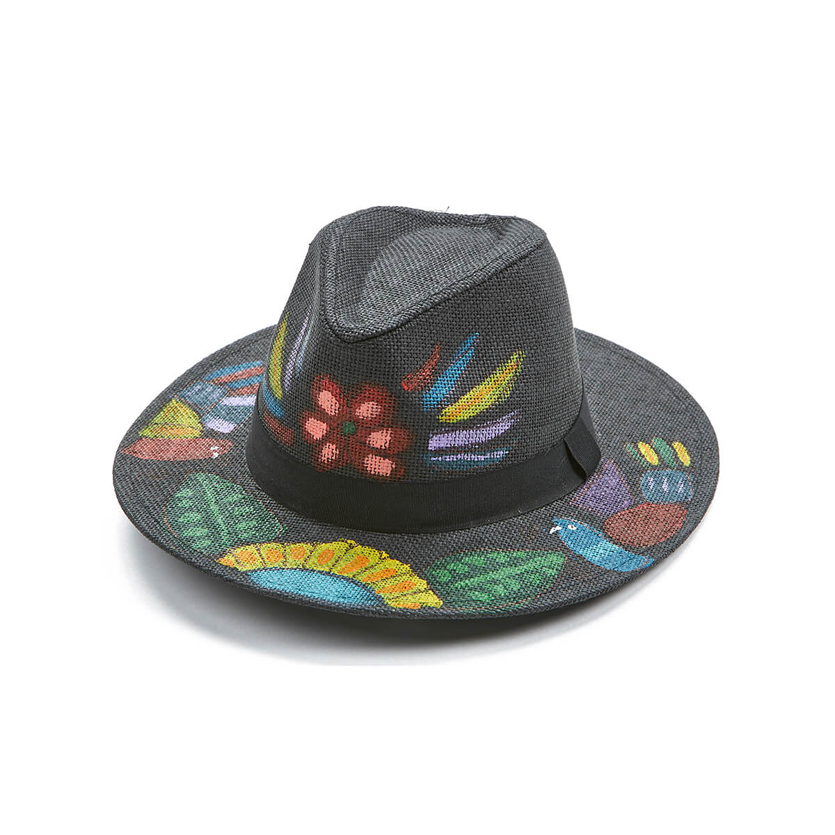 Verde Γυναικείο Καπέλο 05-0782 Ψάθινο Μαύρο