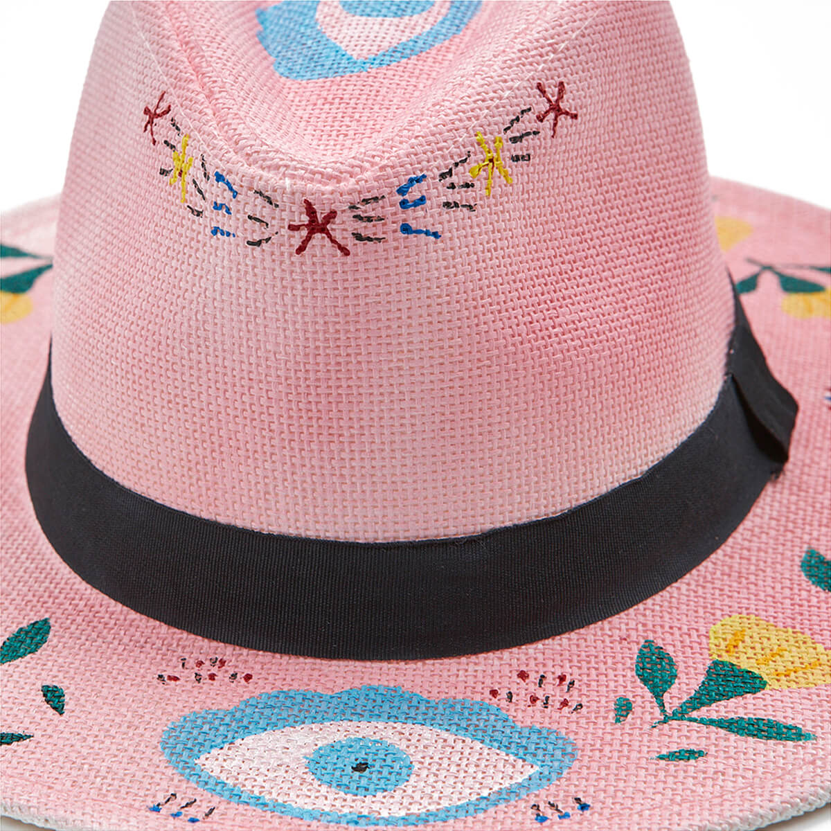 Verde Γυναικείο Καπέλο 05-0783 Ψάθινο Ροζ Verde Γυναικείο Καπέλο 05-0783 Ψάθινο Ροζ