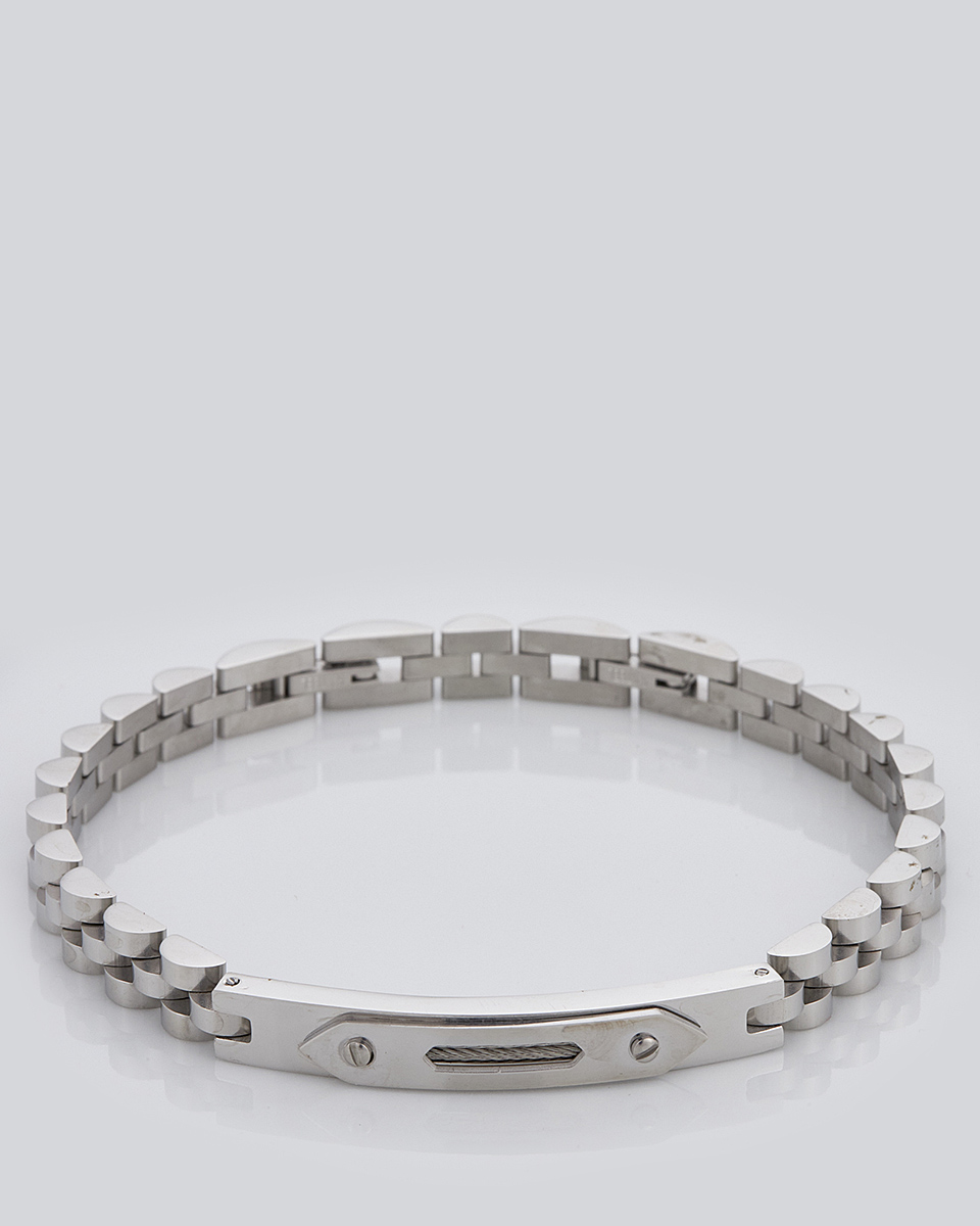Sequoia Aνδρικό Βραχιόλι χειροπέδα από ανοξείδωτο ατσάλι ασημί SE-052-SL Sequoia Aνδρικό Βραχιόλι χειροπέδα από ανοξείδωτο ατσάλι ασημί SE-052-SL