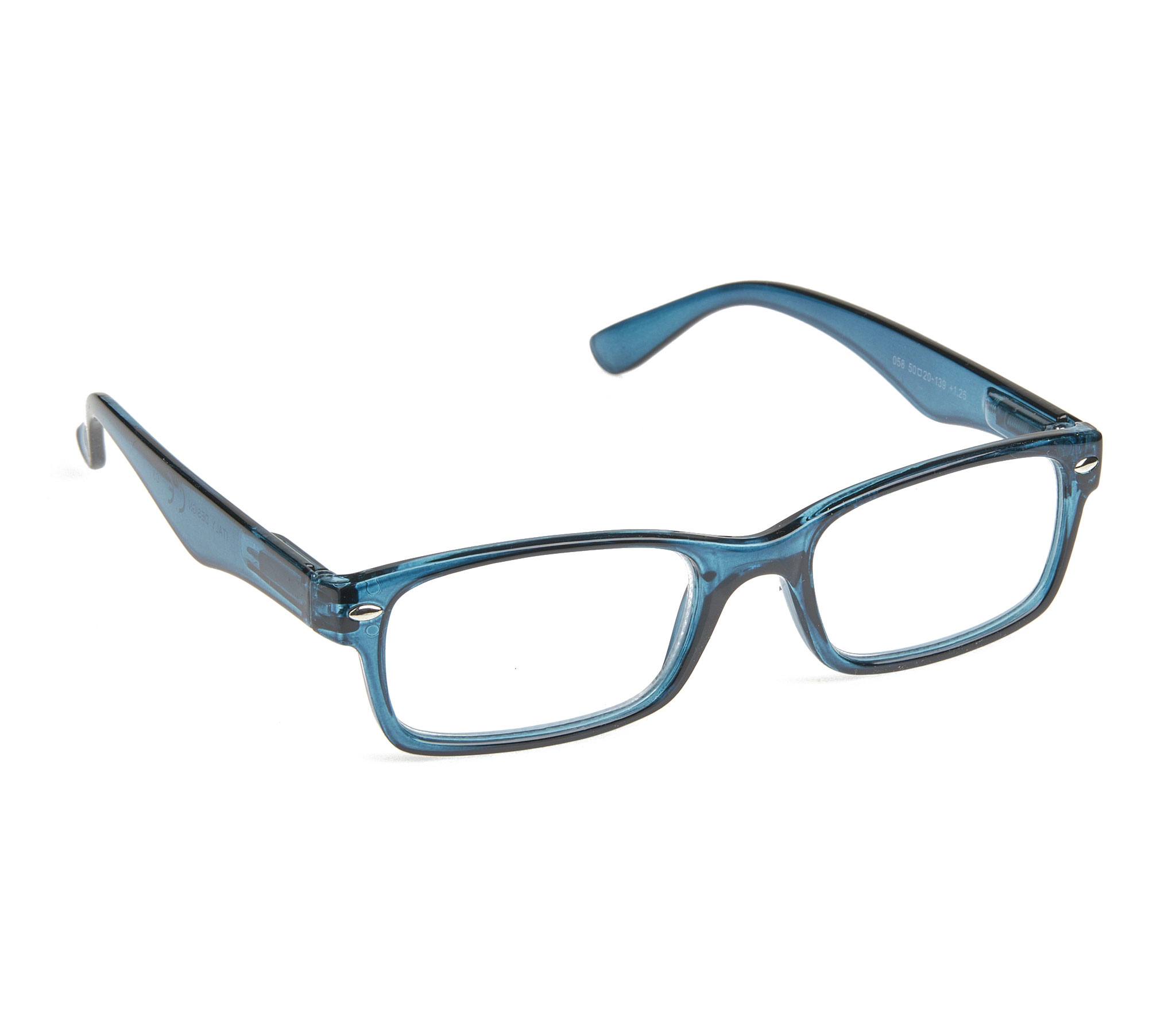 Γυαλιά πρεσβυωπίας Άθραυστα Με ευέλικτες ελαστικές αρθρώσεις που ανοίγουν τους βραχίονες μέχρι 180 μοίρες 058 μπλε