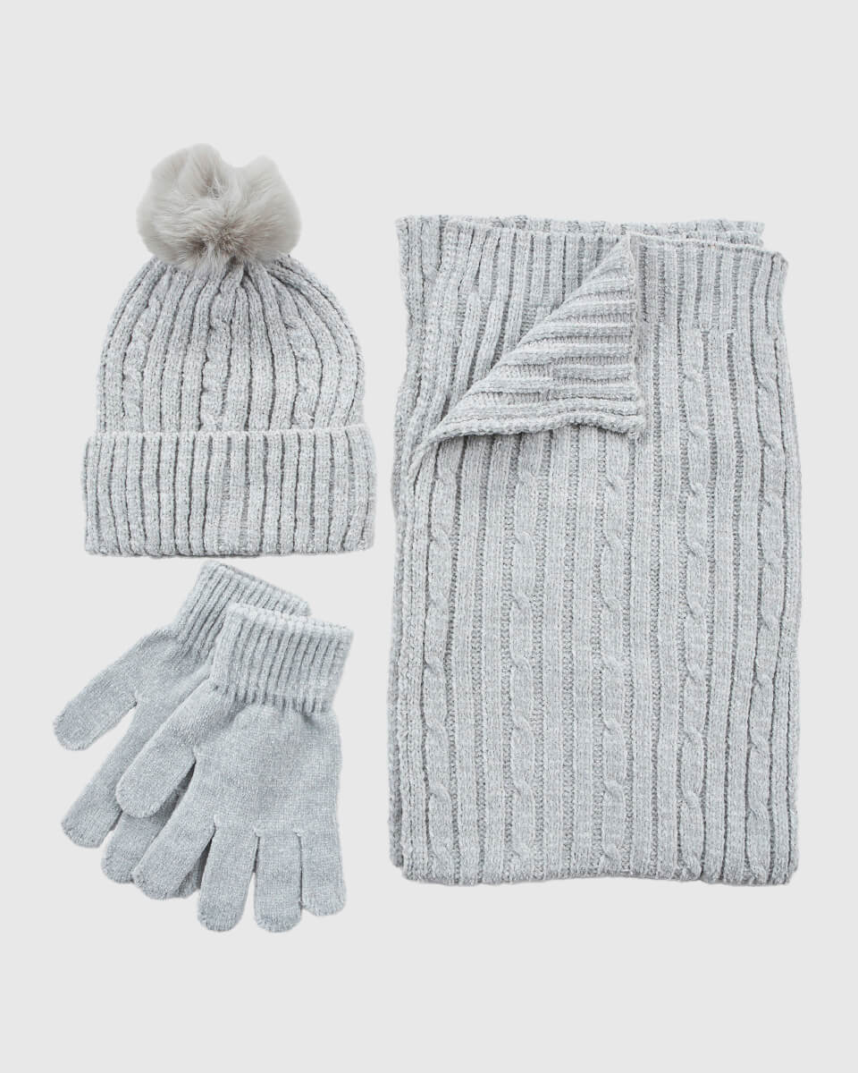 VERDE ΣΕΤ ΚΑΣΚΟΛ ΣΚΟΥΦΟΣ ΓΑΝΤΙΑ 06-0001287 ΓΚΡΙ VERDE ΣΕΤ ΚΑΣΚΟΛ ΣΚΟΥΦΟΣ ΓΑΝΤΙΑ 06-0001287 ΓΚΡΙ