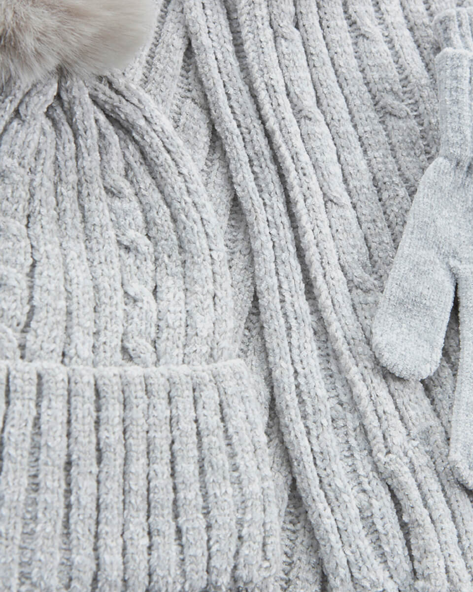 VERDE ΣΕΤ ΚΑΣΚΟΛ ΣΚΟΥΦΟΣ ΓΑΝΤΙΑ 06-0001287 ΓΚΡΙ