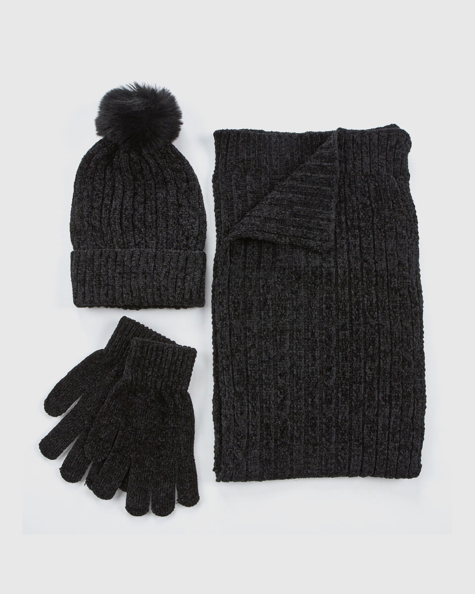 VERDE ΣΕΤ ΚΑΣΚΟΛ ΣΚΟΥΦΟΣ ΓΑΝΤΙΑ 06-0001287 ΜΑΥΡΟ VERDE ΣΕΤ ΚΑΣΚΟΛ ΣΚΟΥΦΟΣ ΓΑΝΤΙΑ 06-0001287 ΜΑΥΡΟ