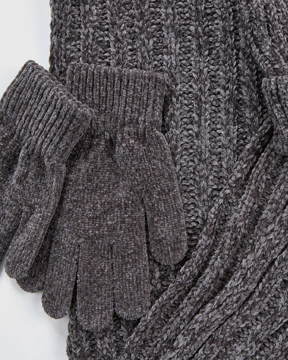 VERDE ΣΕΤ ΚΑΣΚΟΛ ΣΚΟΥΦΟΣ ΓΑΝΤΙΑ 06-0001290 ΓΚΡΙ VERDE ΣΕΤ ΚΑΣΚΟΛ ΣΚΟΥΦΟΣ ΓΑΝΤΙΑ 06-0001290 ΓΚΡΙ