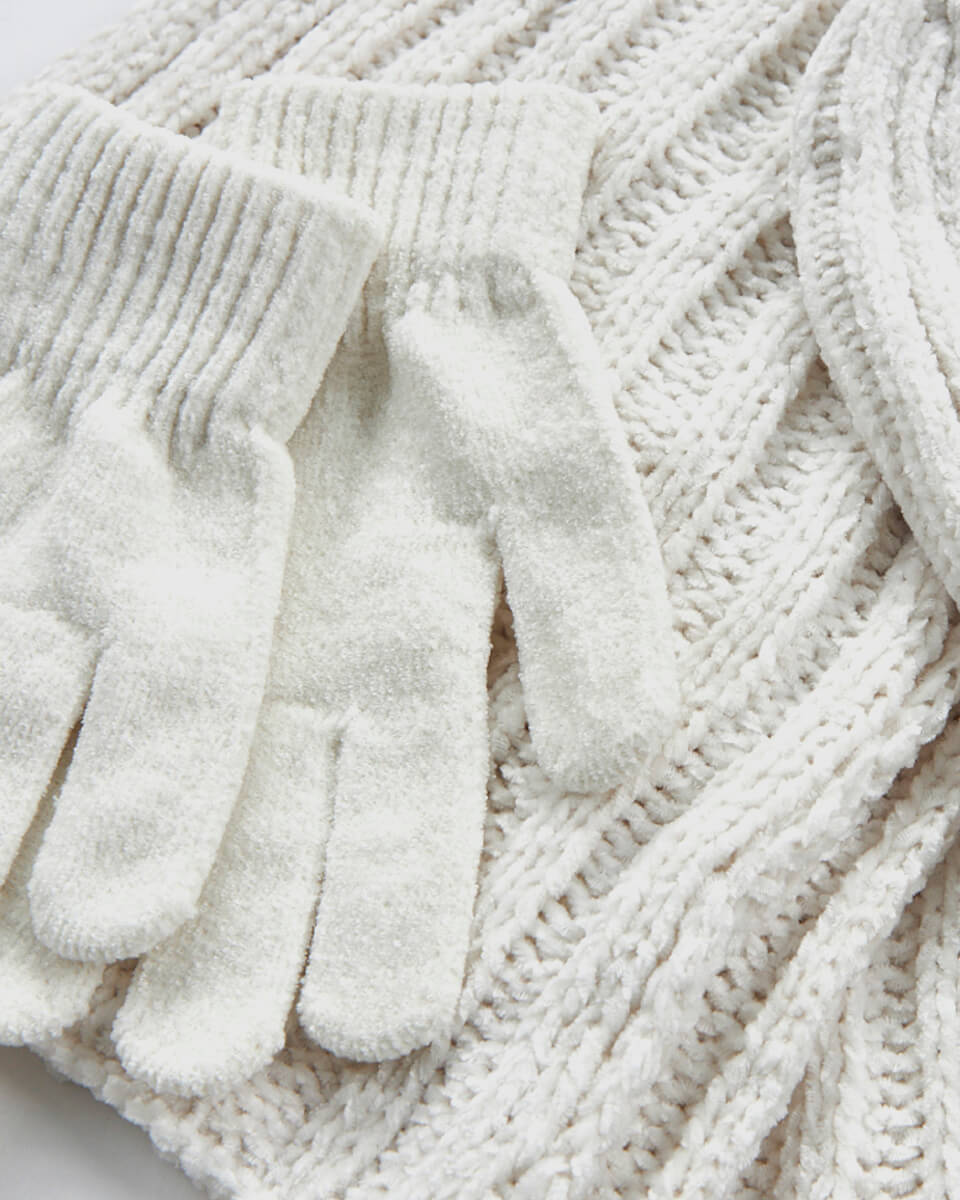 VERDE ΣΕΤ ΚΑΣΚΟΛ ΣΚΟΥΦΟΣ ΓΑΝΤΙΑ 06-0001290 ΕΚΡΟΥ