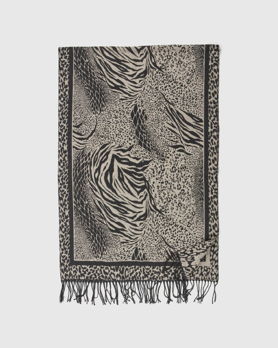 VERDE ΓΥΝΑΙΚΕΙΟ ΚΑΣΚΟΛ 06-0001334 ANIMAL PRINT ΜΑΥΡΟ VERDE ΓΥΝΑΙΚΕΙΟ ΚΑΣΚΟΛ 06-0001334 ANIMAL PRINT ΜΑΥΡΟ