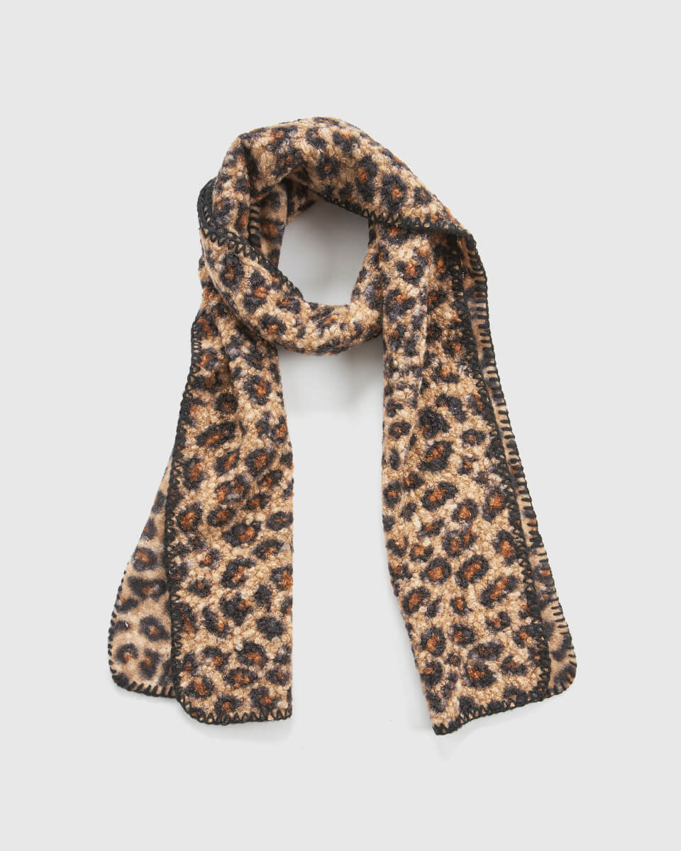 VERDE ΓΥΝΑΙΚΕΙΟ ΚΑΣΚΟΛ 06-0001335 ANIMAL PRINT ΚΑΦΕ VERDE ΓΥΝΑΙΚΕΙΟ ΚΑΣΚΟΛ 06-0001335 ANIMAL PRINT ΚΑΦΕ