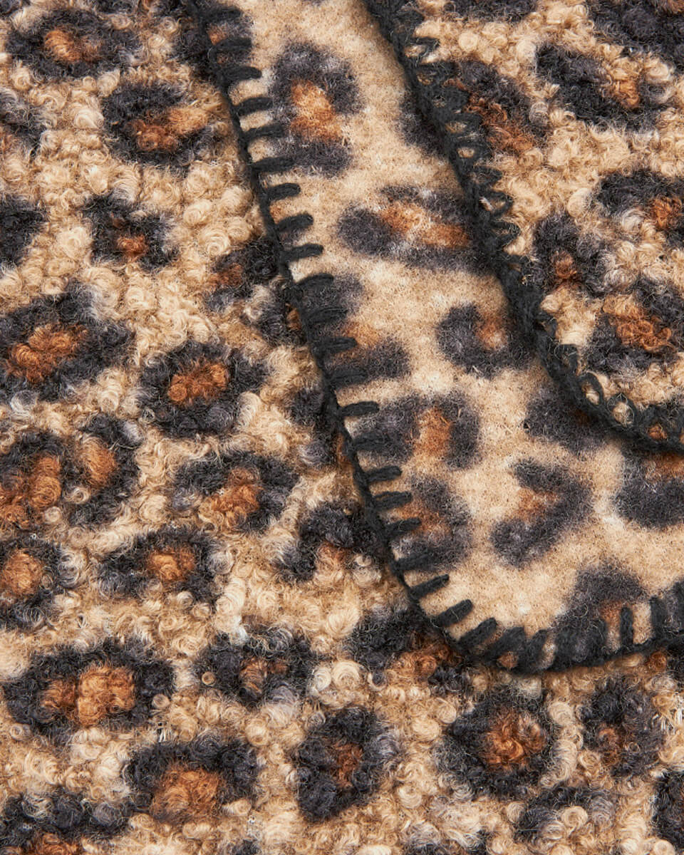 VERDE ΓΥΝΑΙΚΕΙΟ ΚΑΣΚΟΛ 06-0001335 ANIMAL PRINT ΚΑΦΕ