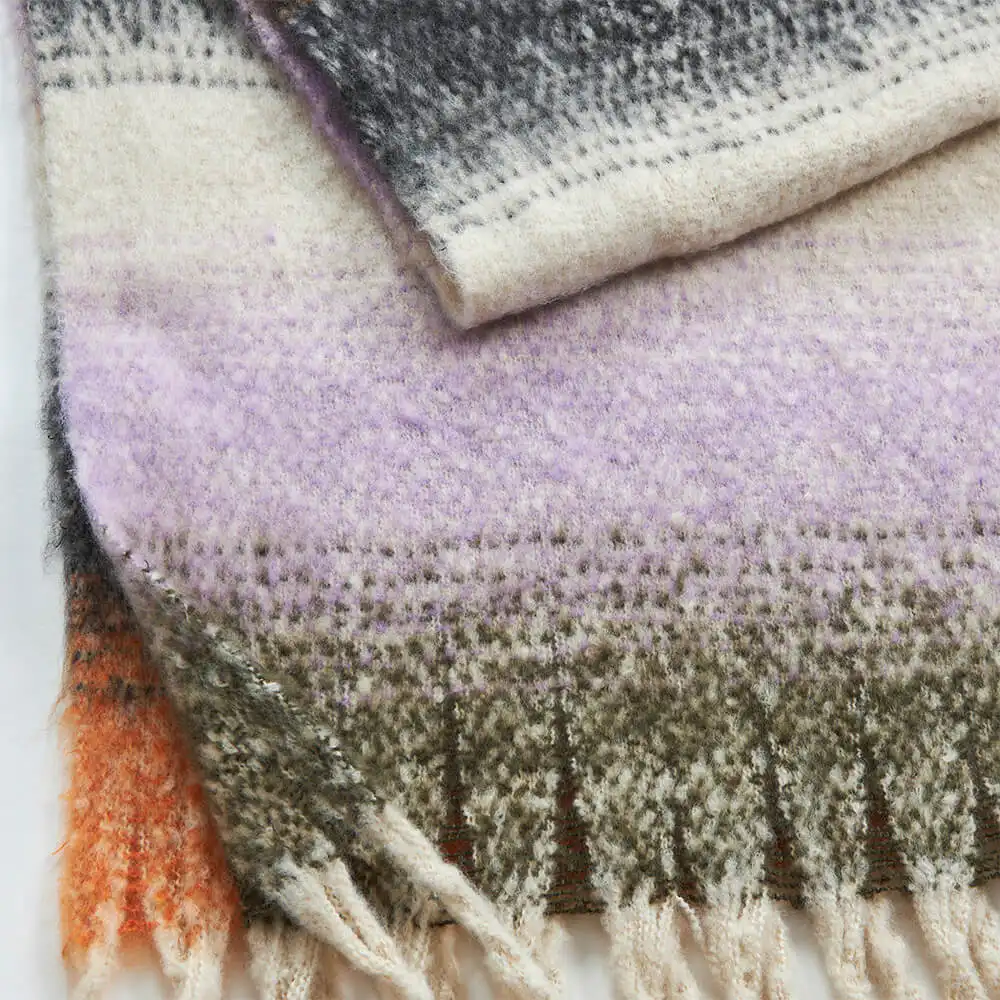 Verde Γυναικείο κασκόλ 180*40cm 06-1015 Λιλά