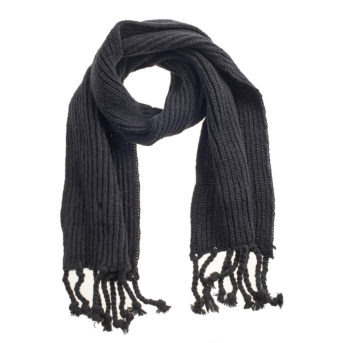 Verde Γυναικείο Κασκόλ 06-1100 Μαύρο