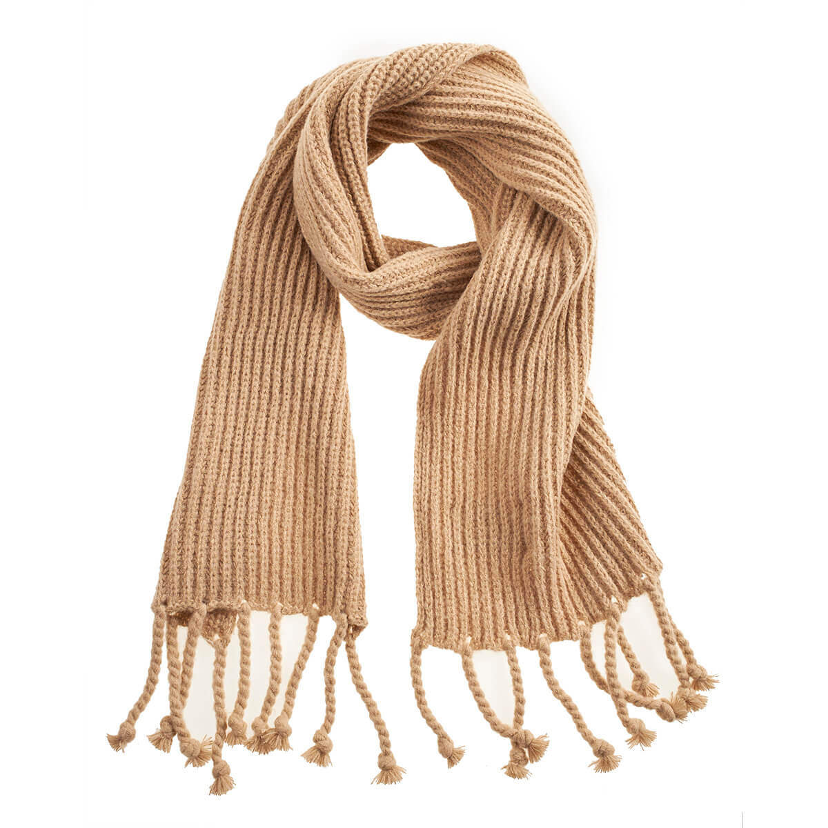 Verde Γυναικείο Κασκόλ 06-1100 Μπεζ