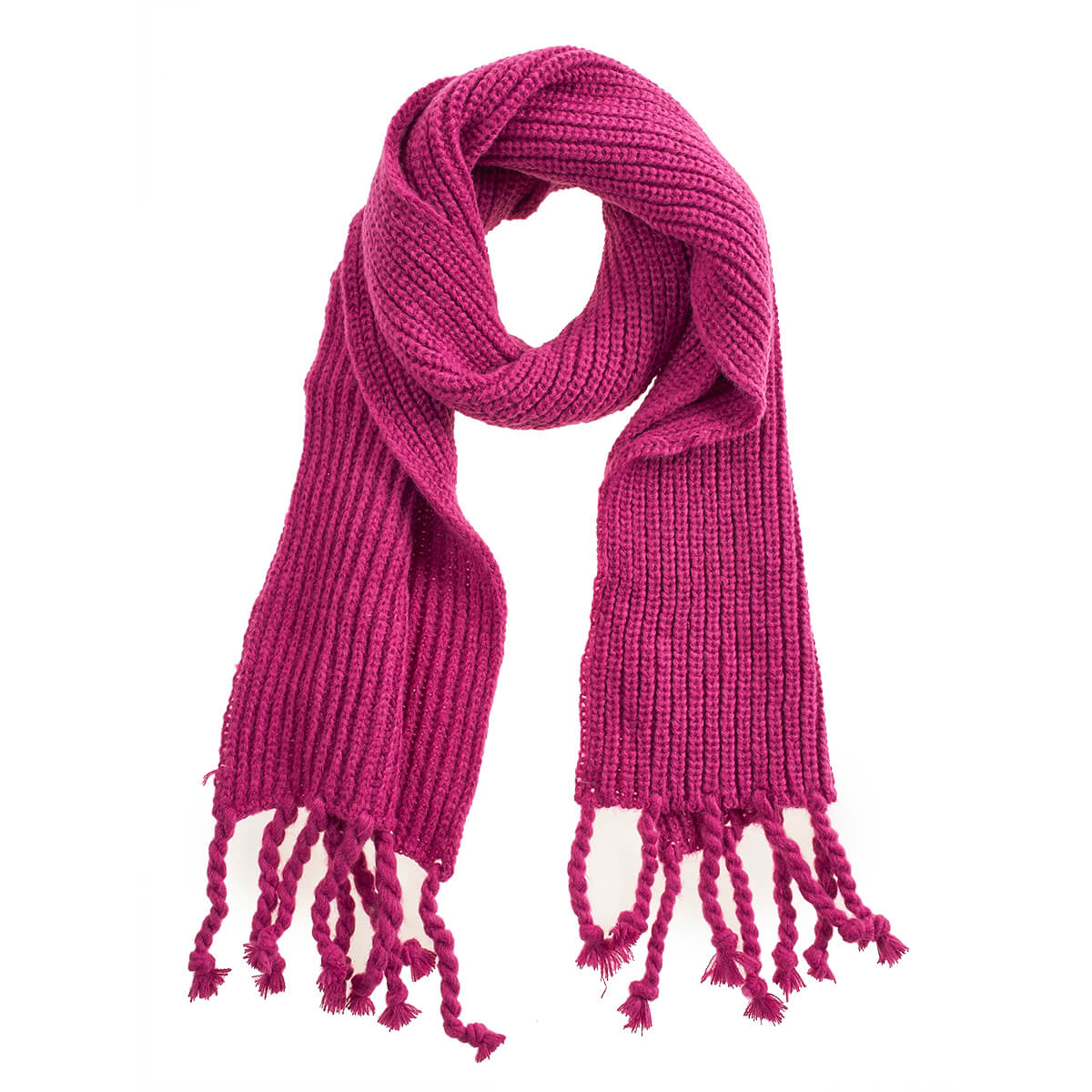 Verde Γυναικείο Κασκόλ 06-1100 Φούξια