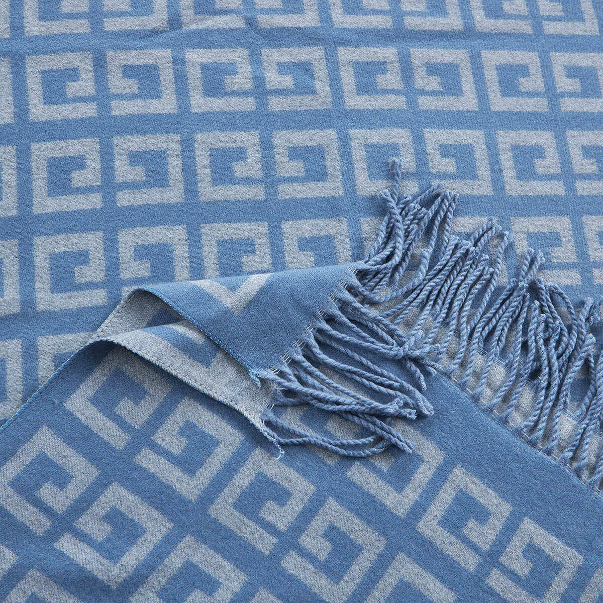 Verde Γυναικείο Κασκόλ 06-1107 Μπλε