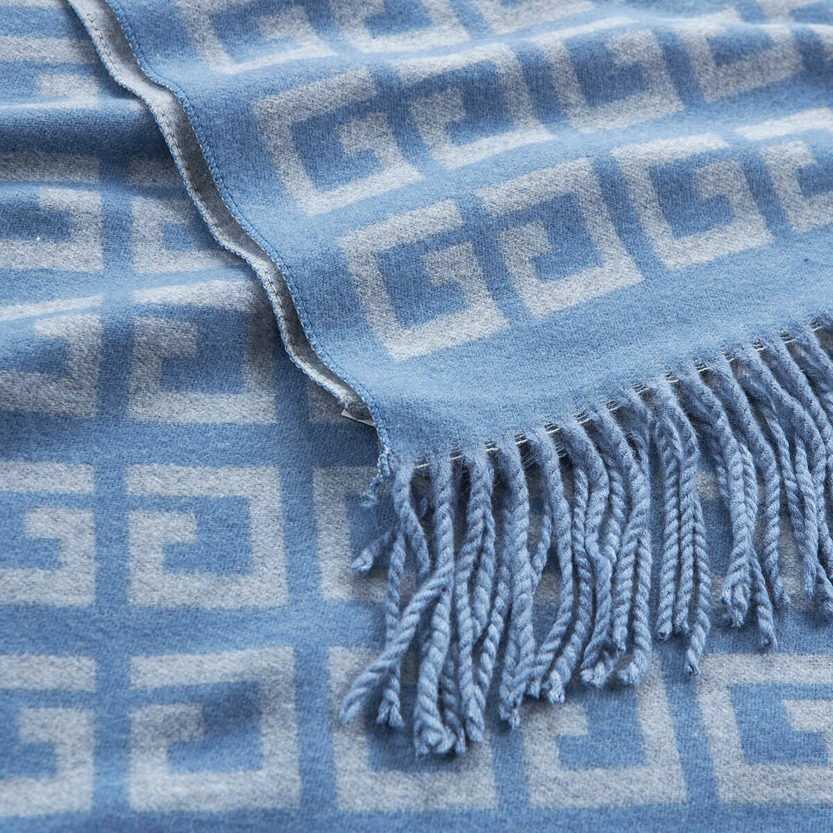 Verde Γυναικείο Κασκόλ 06-1107 Μπλε