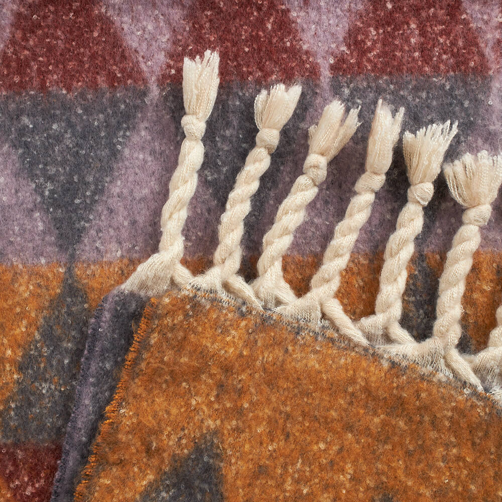 Verde Γυναικείο Κασκόλ 06-1114 Μωβ