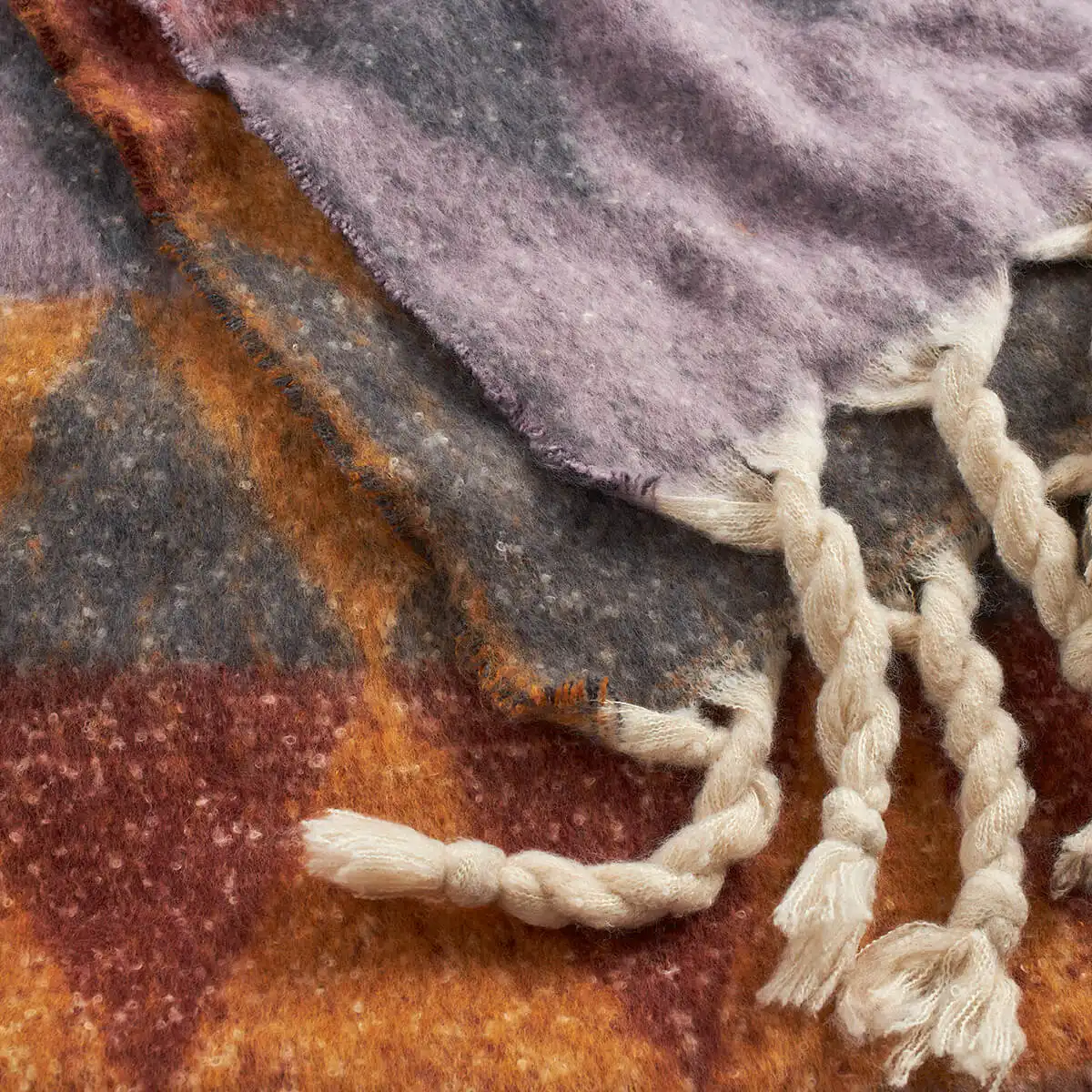 Verde Γυναικείο Κασκόλ 06-1114 Μωβ