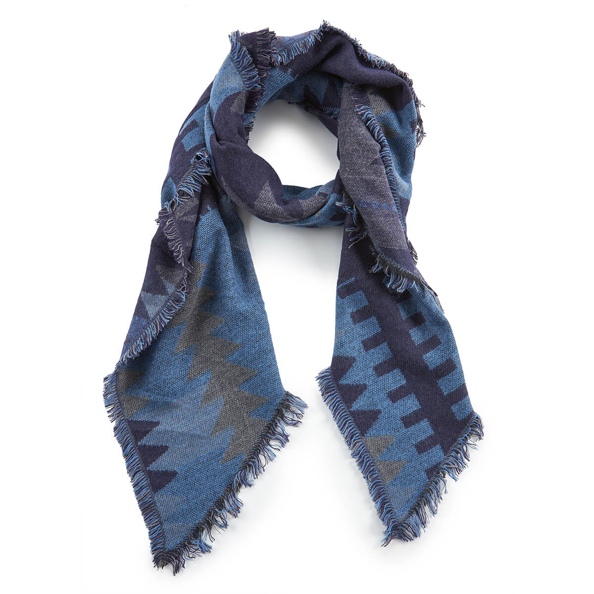 Verde Γυναικείο Κασκόλ 06-1135 Μπλε