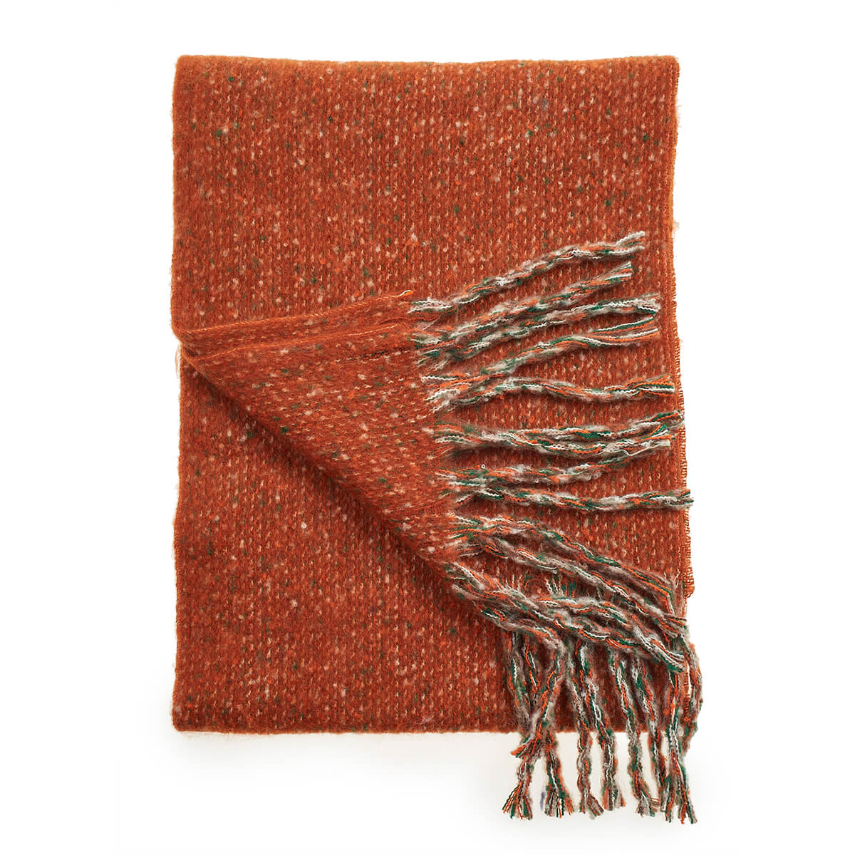 Verde Γυναικείο Κασκόλ 06-1138 Κεραμιδί