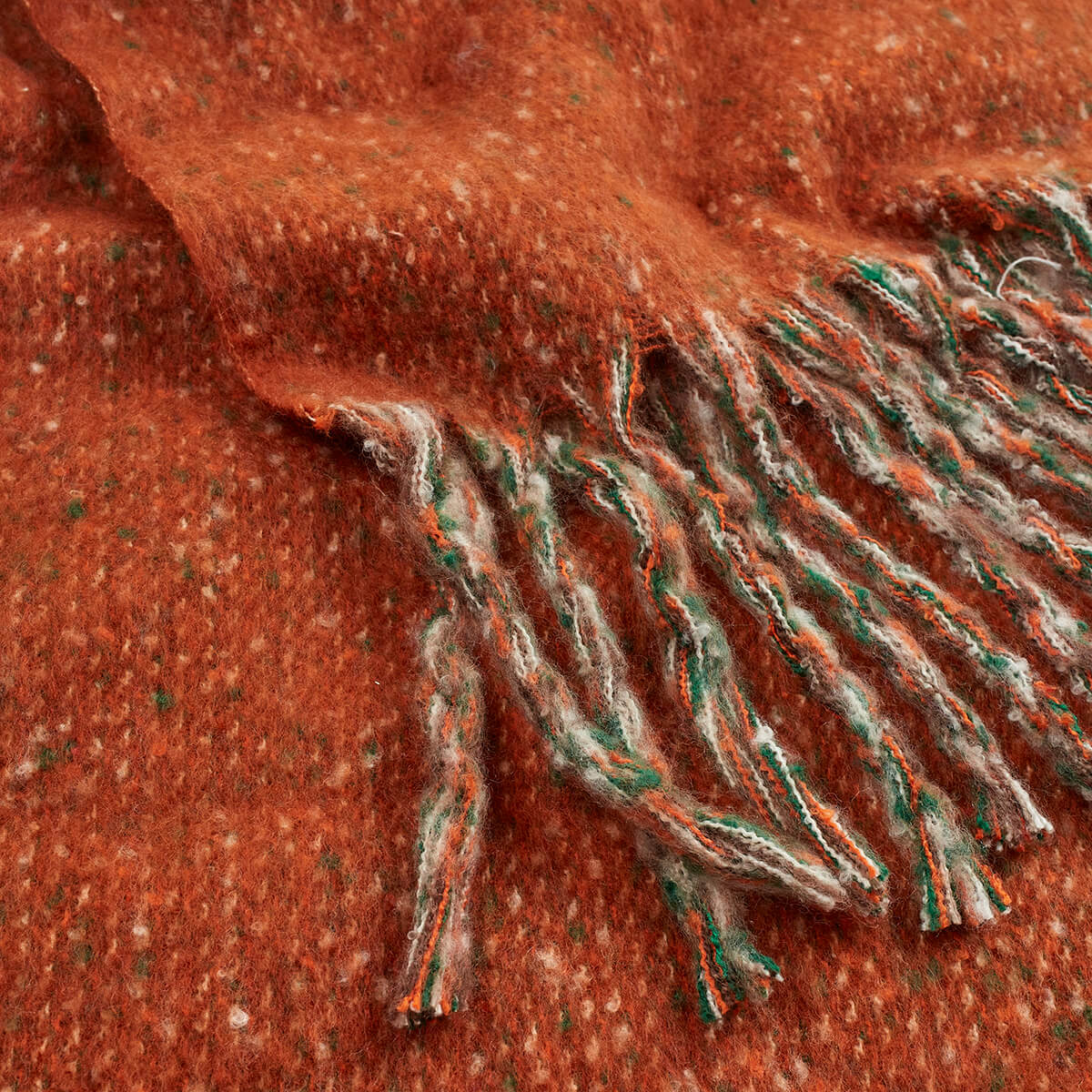 Verde Γυναικείο Κασκόλ 06-1138 Κεραμιδί