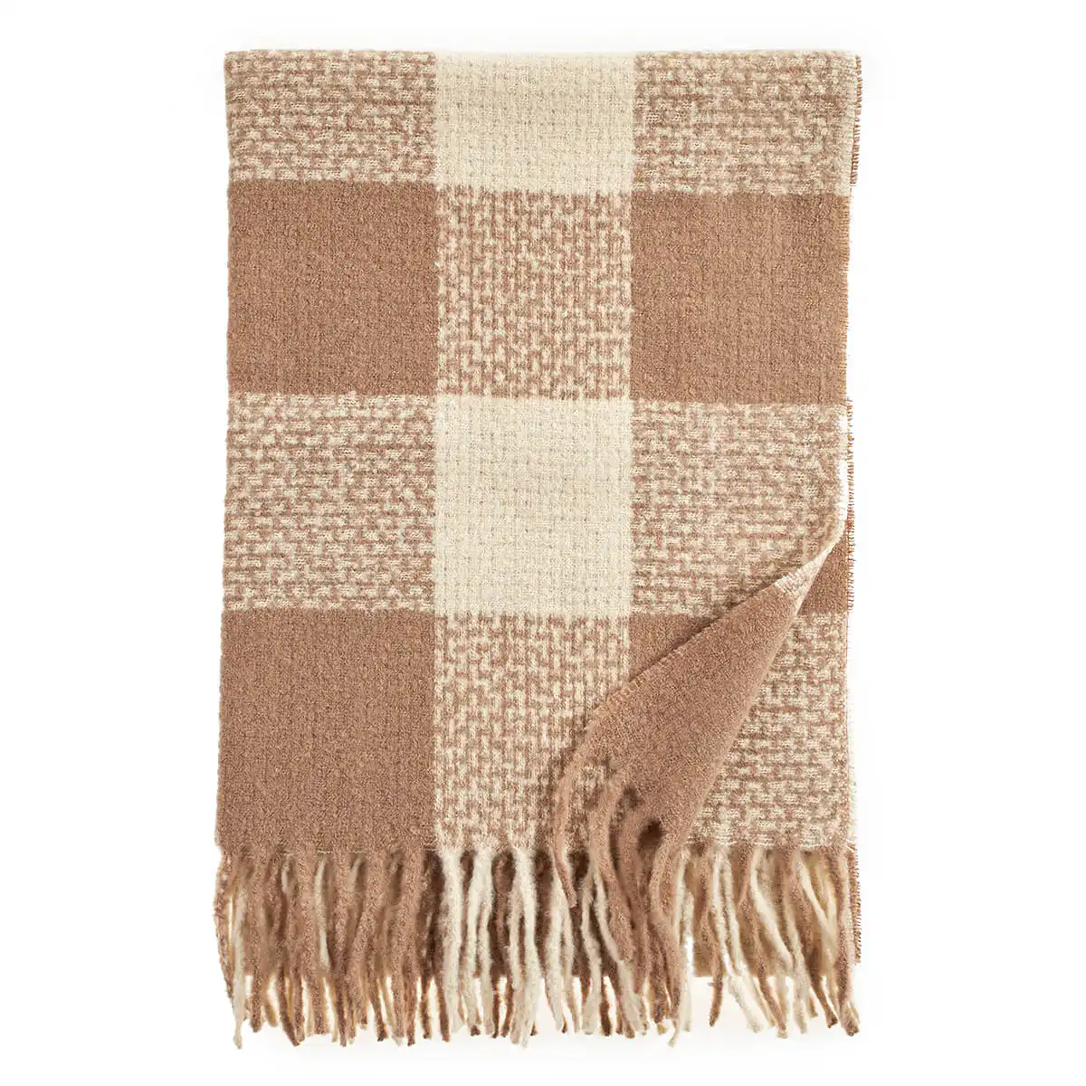 Verde Γυναικείο Κασκόλ 06-1145 Εκρού Verde Γυναικείο Κασκόλ 06-1145 Εκρού