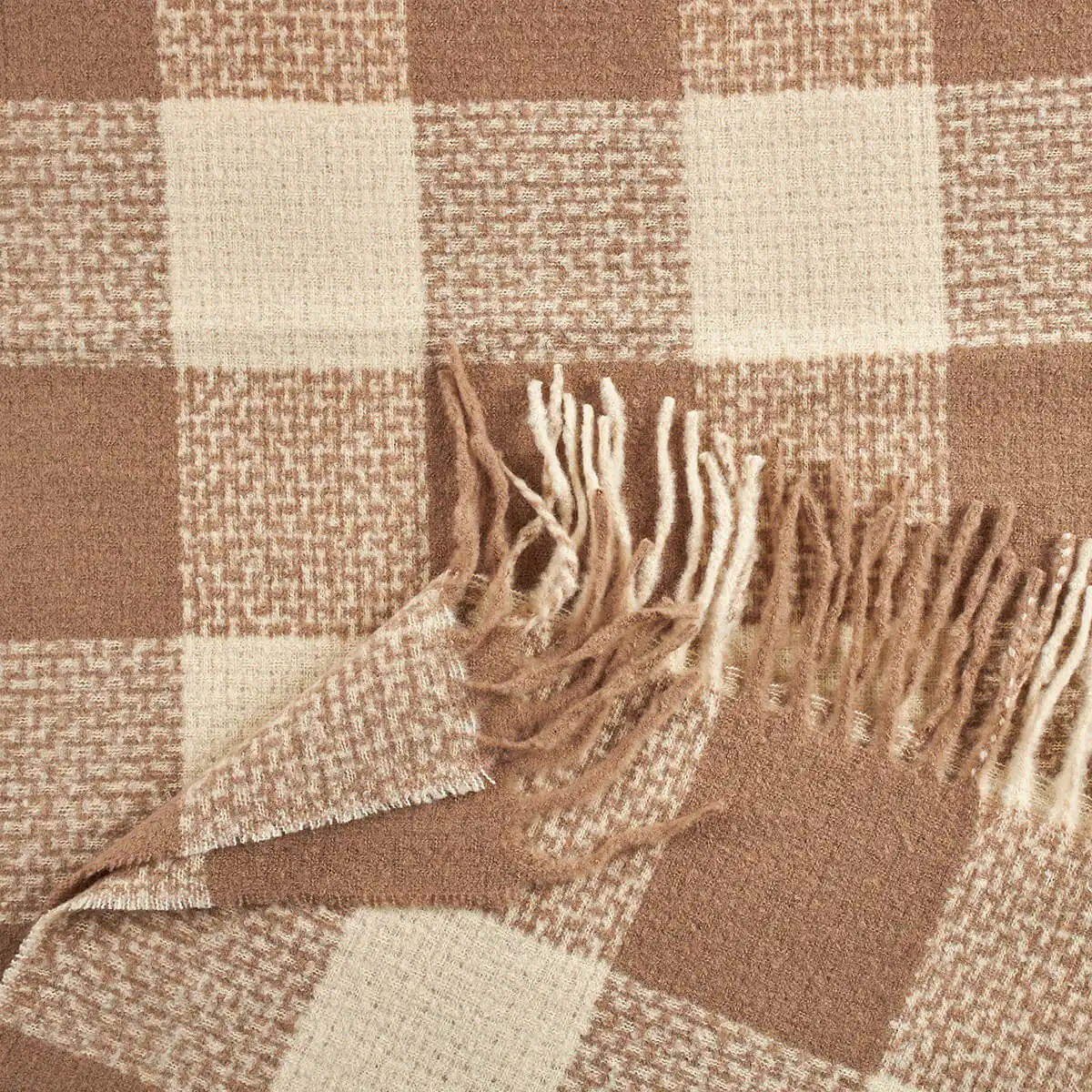 Verde Γυναικείο Κασκόλ 06-1145 Εκρού Verde Γυναικείο Κασκόλ 06-1145 Εκρού