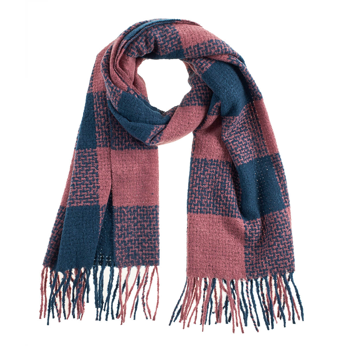 Verde Γυναικείο Κασκόλ 06-1145 Μπλε