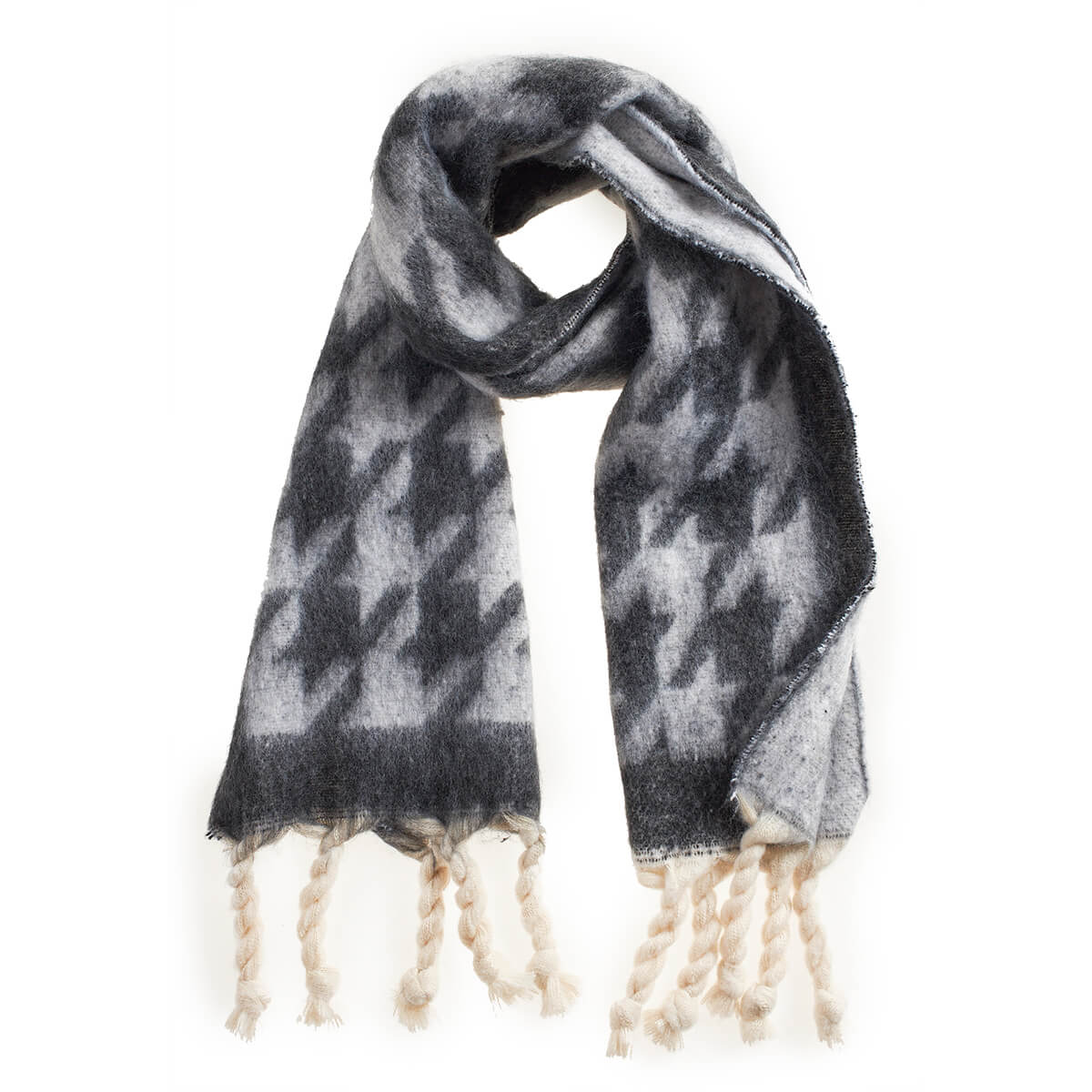 Verde Γυναικείο Κασκόλ 06-1146 Μαύρο