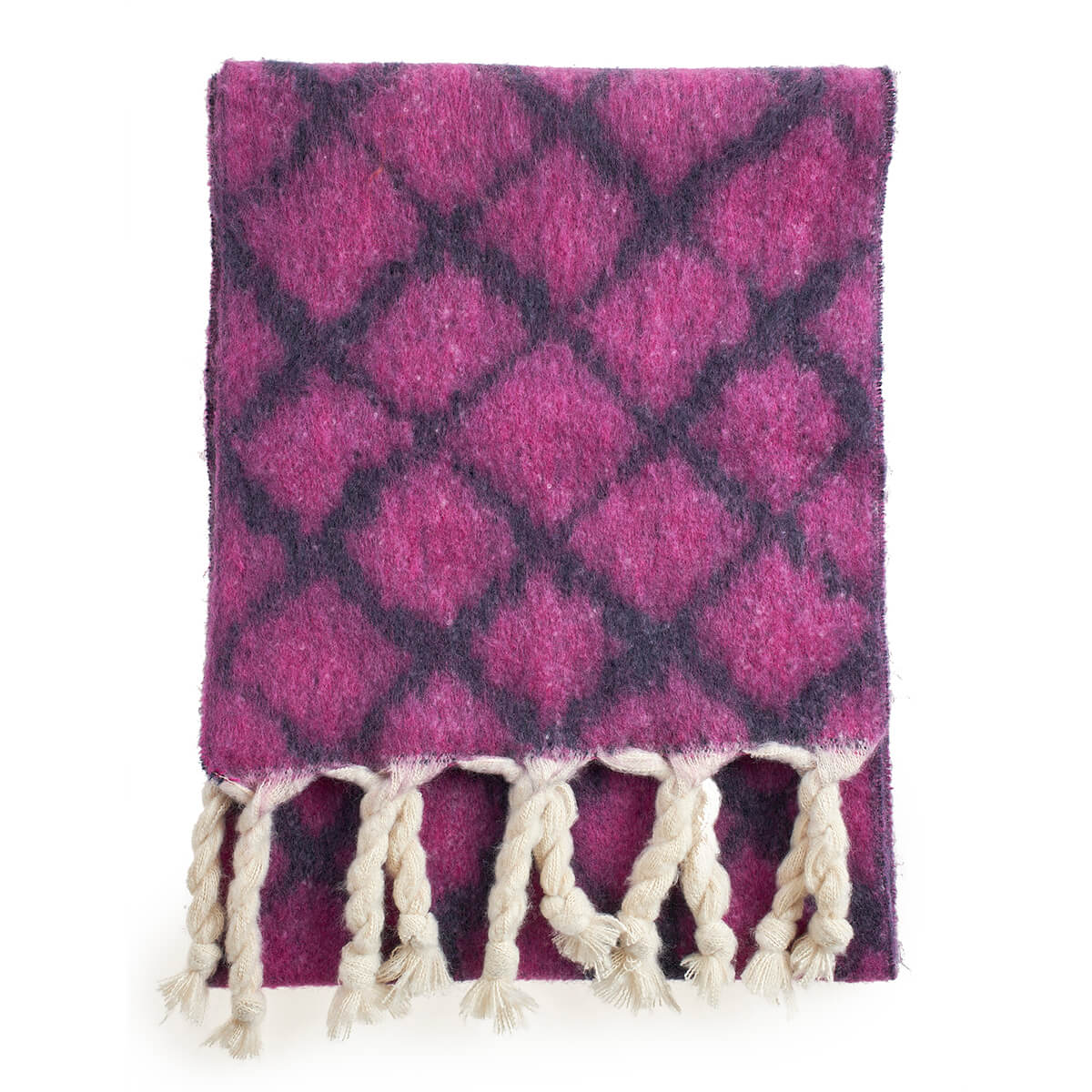 Verde Γυναικείο Κασκόλ 06-1149 Ματζέντα