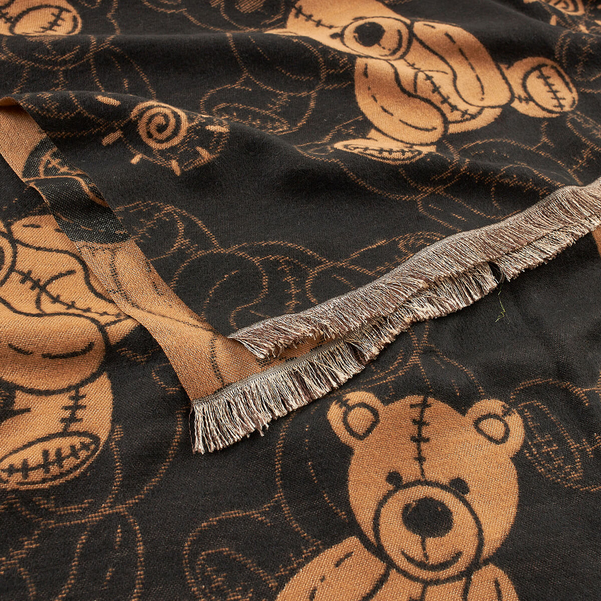 Verde Γυναικείο Κασκόλ 06-1150 Μαύρο