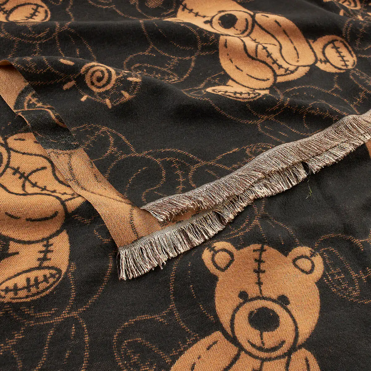 Verde Γυναικείο Κασκόλ 06-1150 Μαύρο