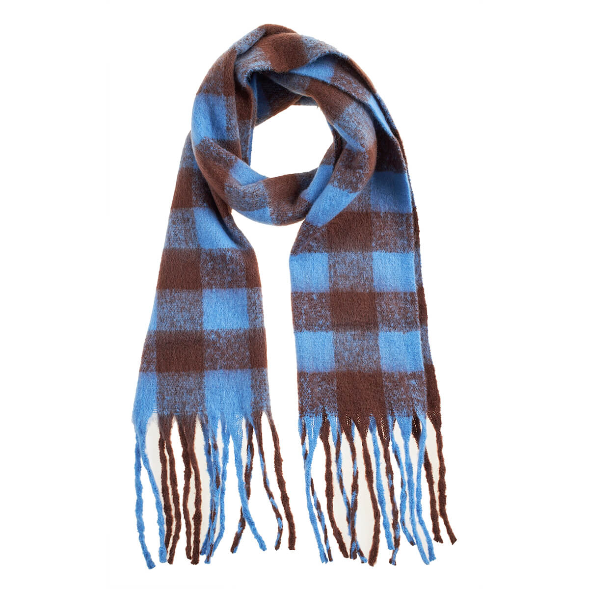 Verde Γυναικείο Κασκόλ 06-1153 Μπλε